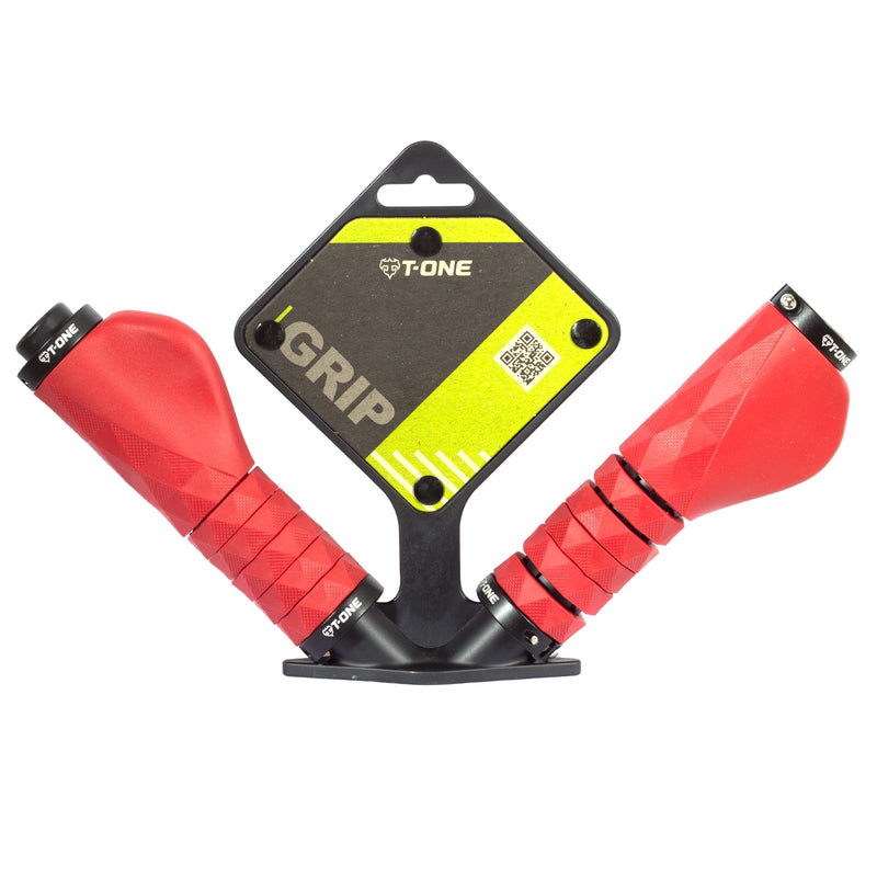 Puño Diamond Plus T-One T-Gp61 Rojo | Anatomico/ Argollas/ Stand - Rideshop