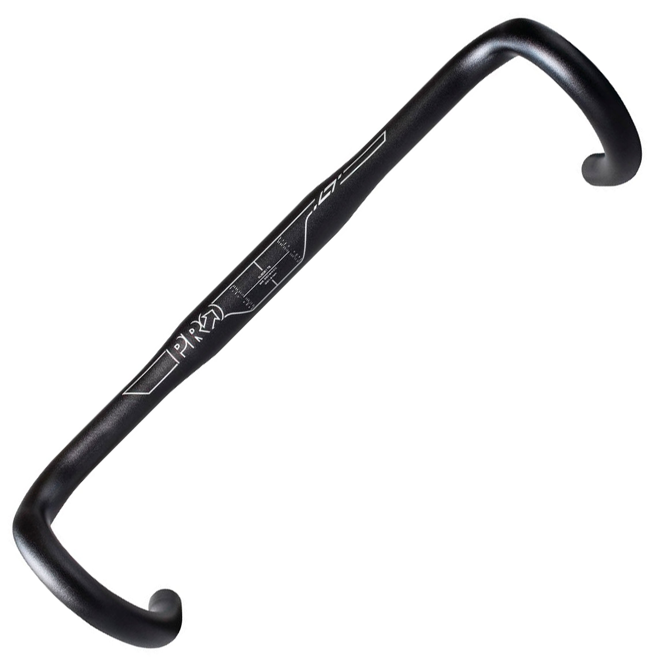 Manubrio Ruta Pro Lt Compact Negro 44cm Ø31.8mm - Rideshop