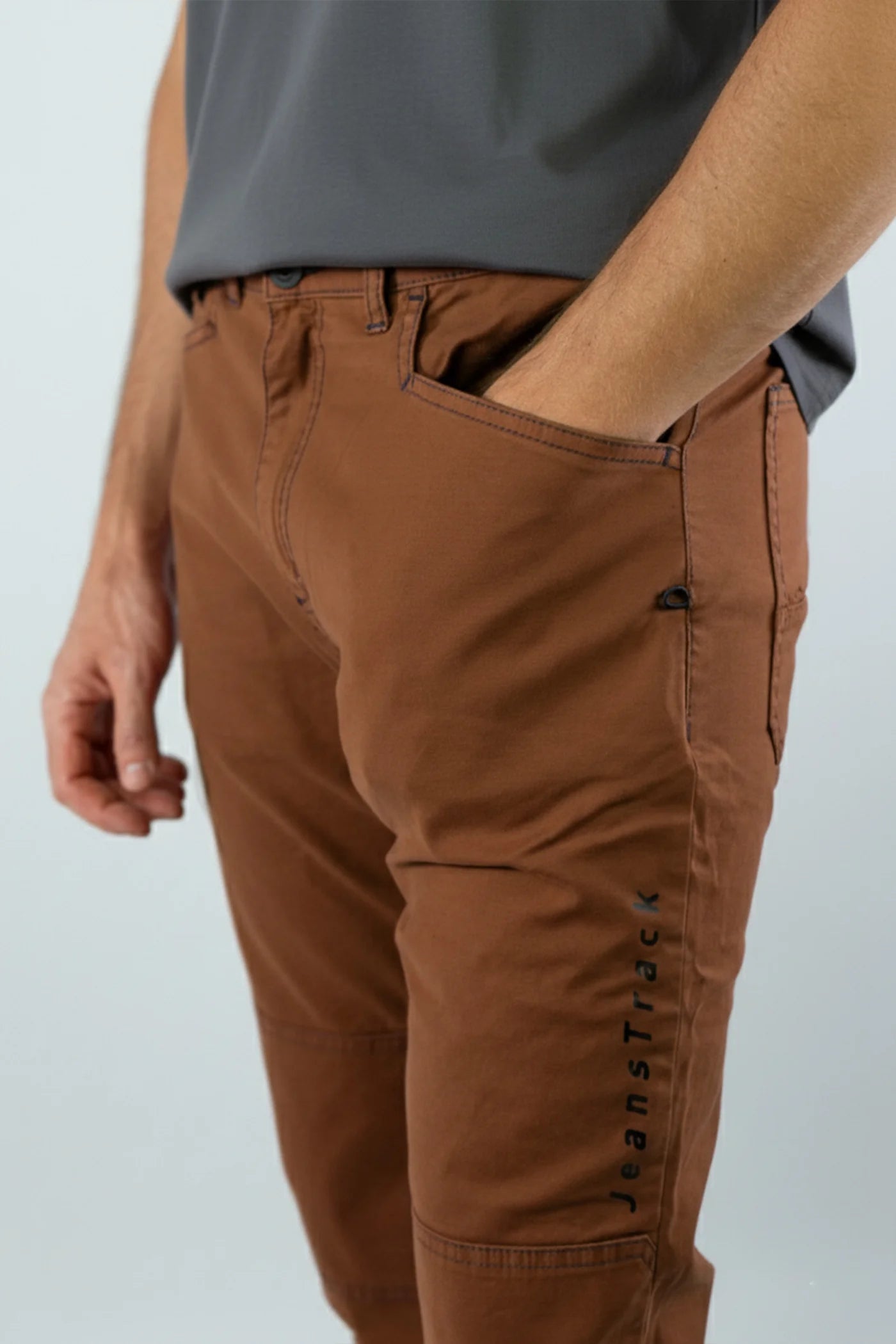 Pantalón Escalada Jeanstrack Trekking Roca Sand Hombre