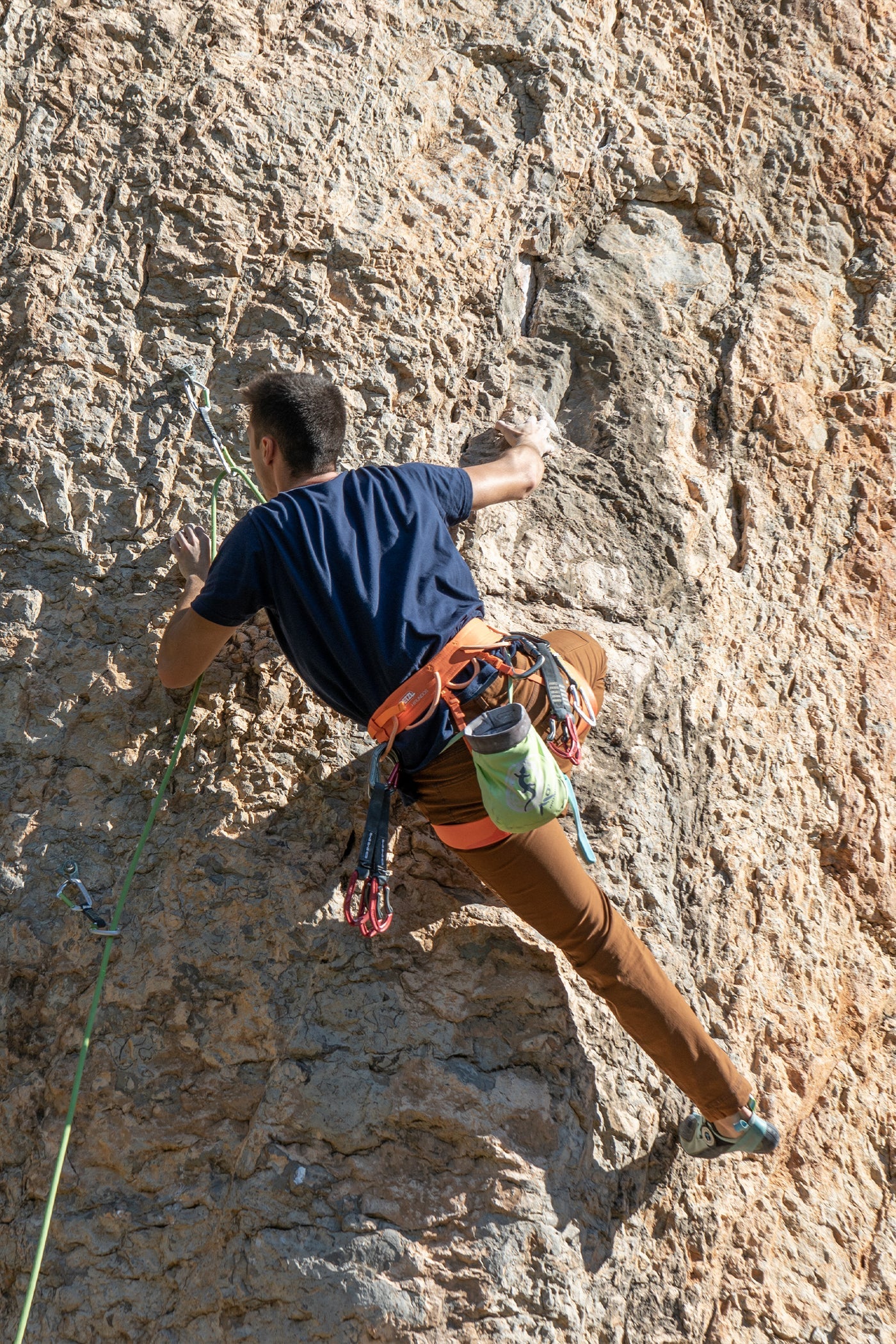 Pantalón Escalada Jeanstrack Trekking Roca Sand Hombre