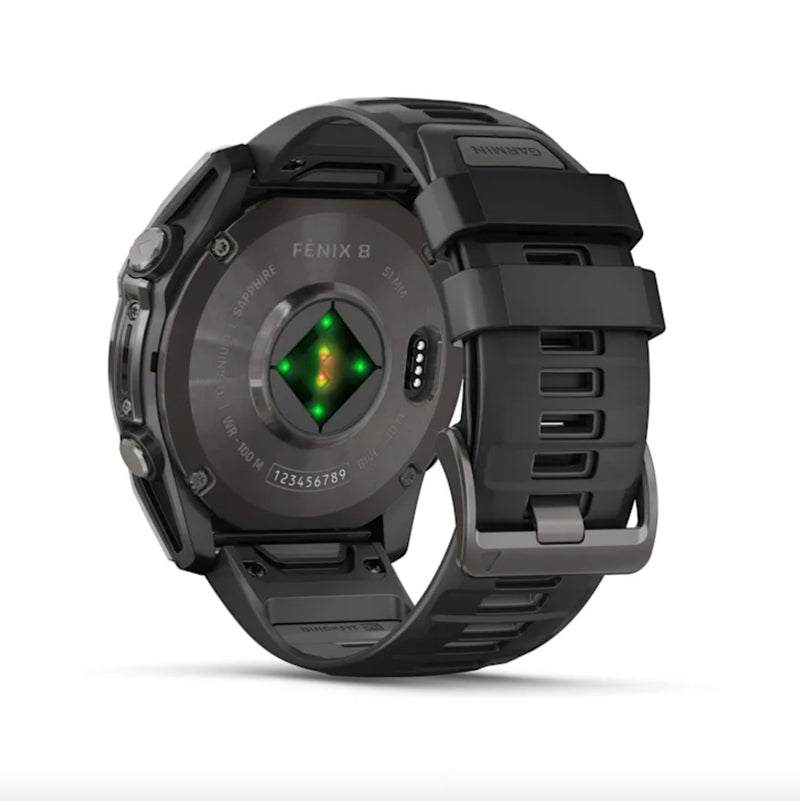 Smart Watch fēnix® 8 Garmin – 51mm Amoled Sapphire Graphite - Rideshop