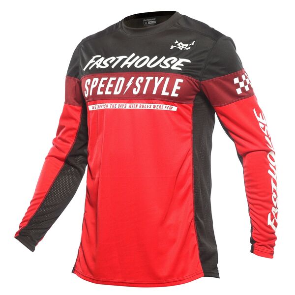 Jersey Fasthouse Grindhouse Akin Rojo Negro