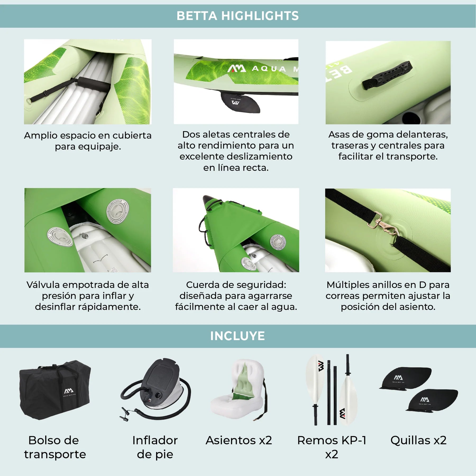 Kayak Aqua Marina Betta Doble Leisure