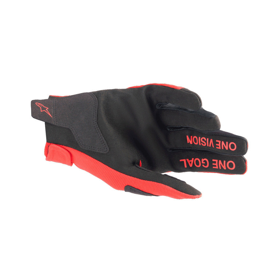 Guantes Niños Alpinestars Youth Radar Rojo/Plata