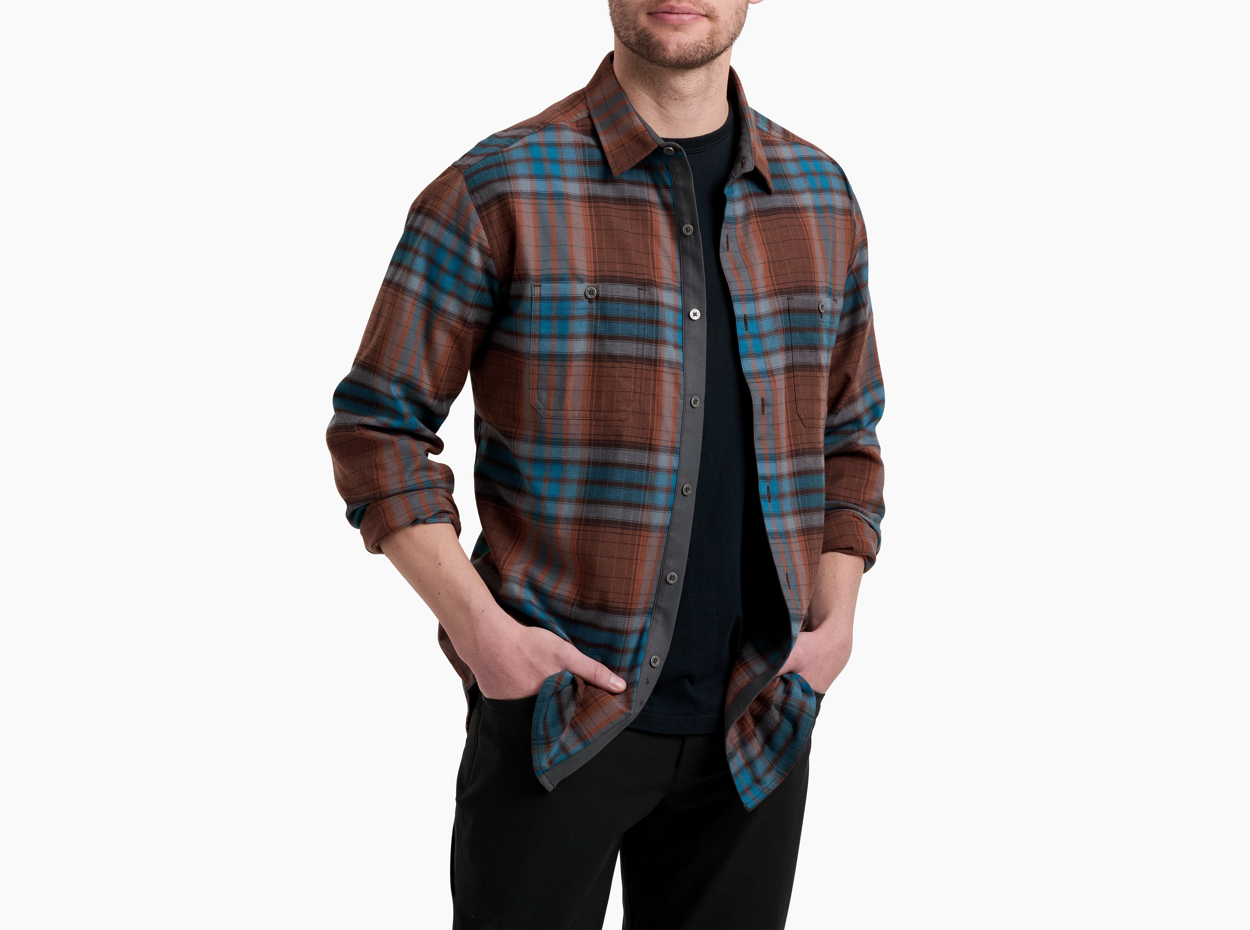 Camisa Kühl Fugitive Flannel LS