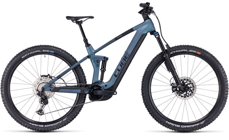 Bicicleta Cube Stereo Hybrid 140 HPC ABS 750 | Smaragdgrey´n´Blue - Rideshop