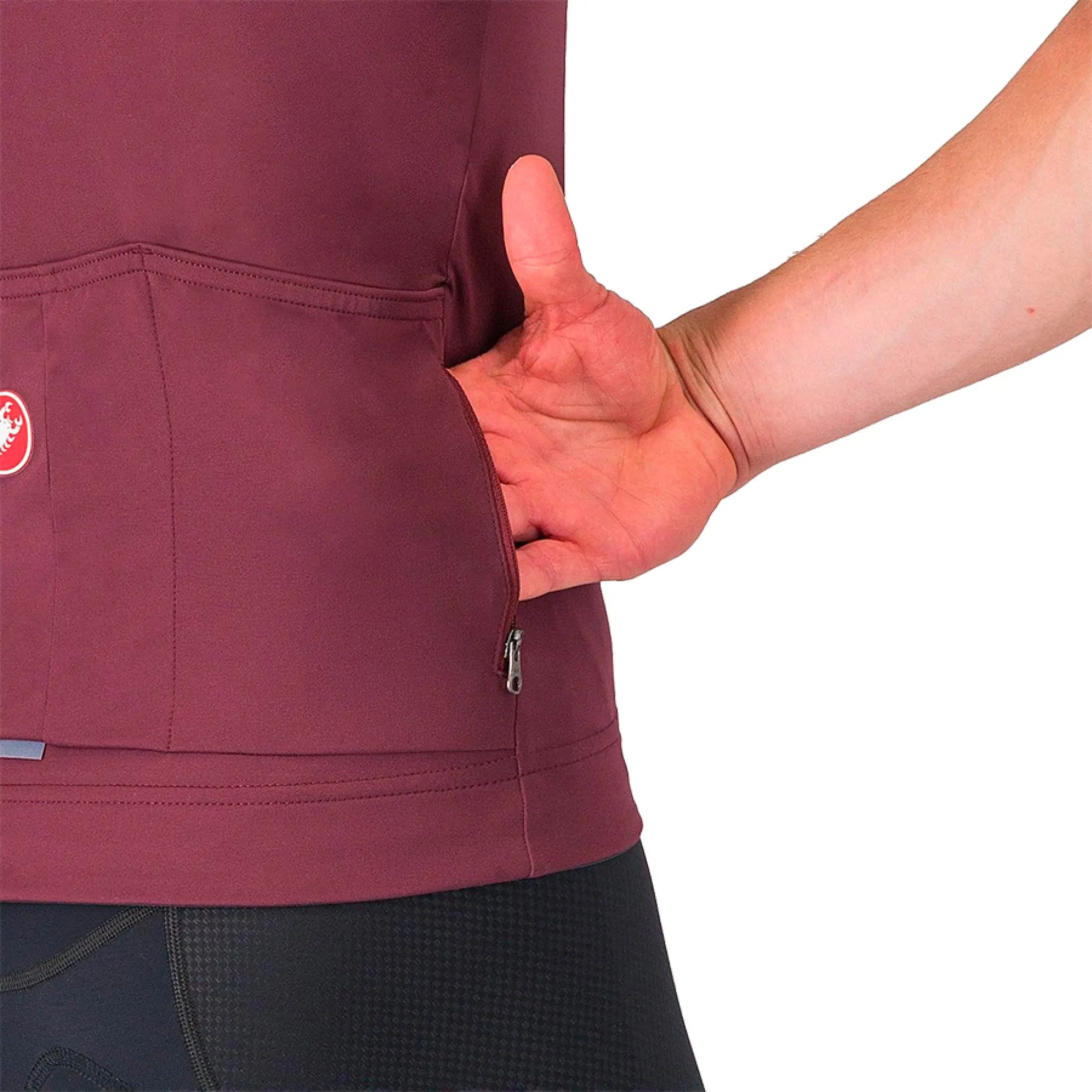 Jersey Castelli Prologo Lite Deep Bordeaux