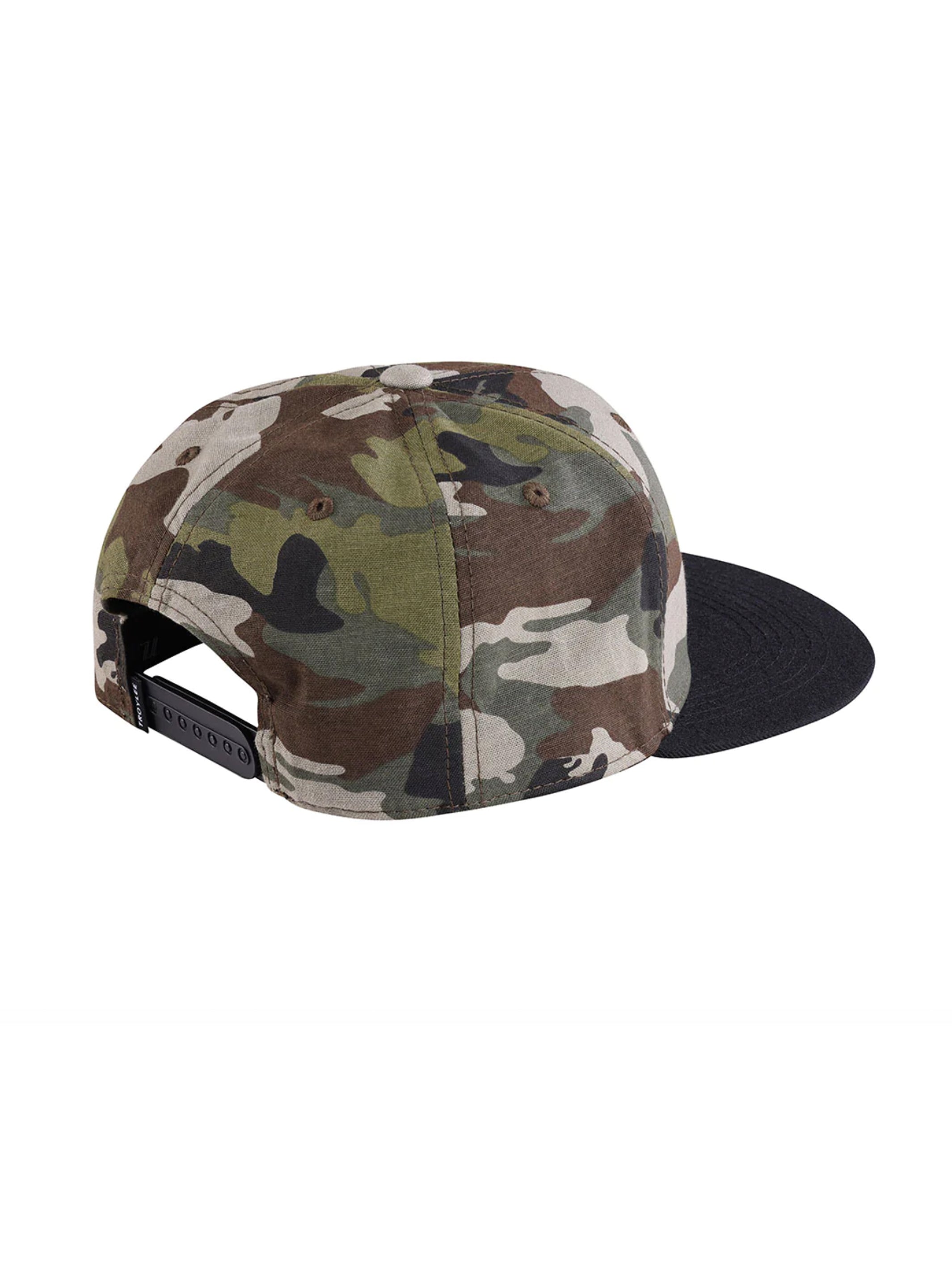 Troy Lee Designs Jockey Snapback Slice Camo Verde / Negro - Rideshop