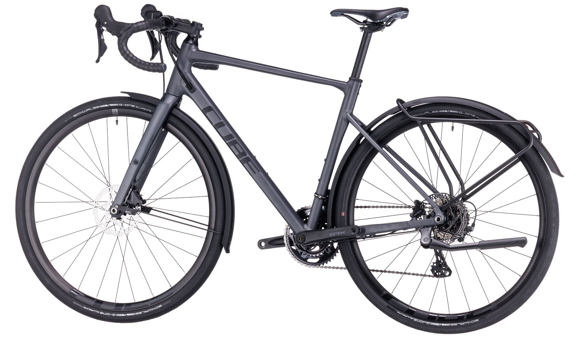 Cube Bicicleta Gravel Nuroad Race FE Grey´n´black - Rideshop