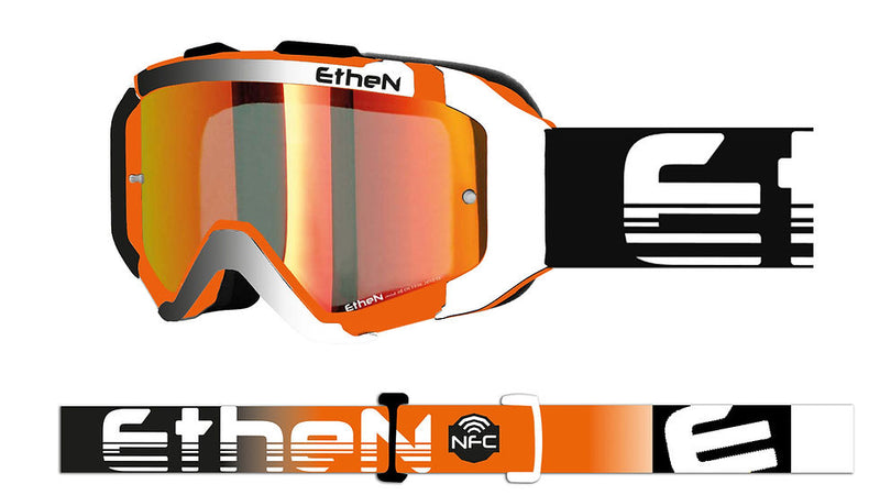 Ethen Antiparras New Ares AR0740 Naranjo/Blanco - Rideshop