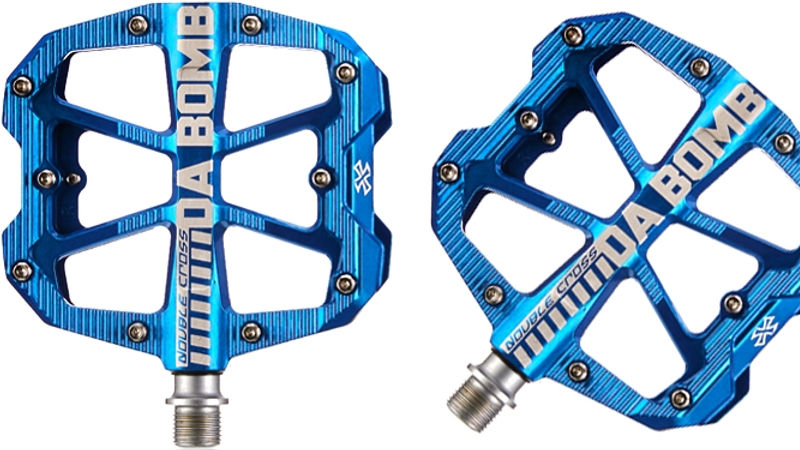 Da Bomb Pedales Double Cross Azul - Rideshop