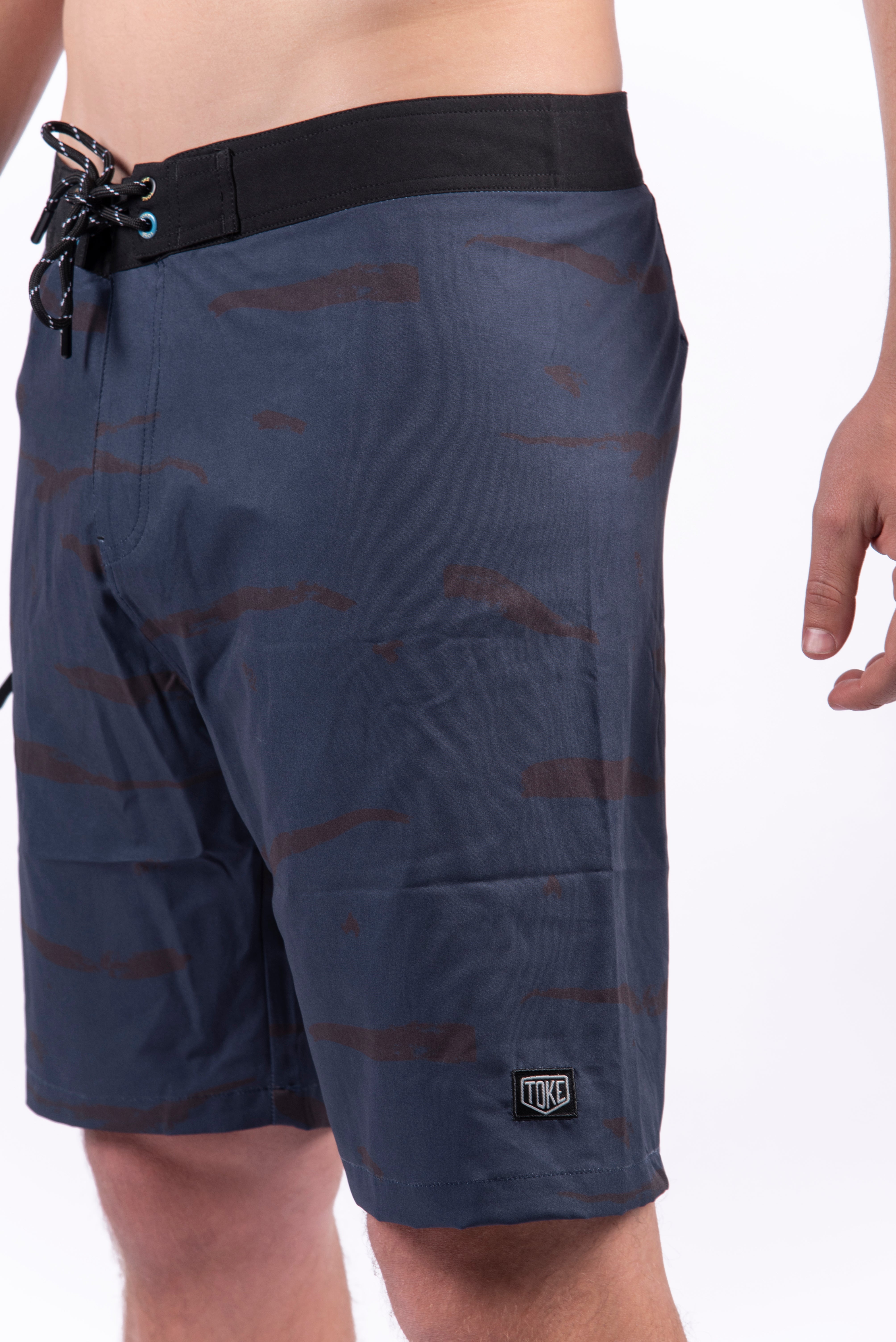 Traje De Baño Azul Marino Hombre Toke