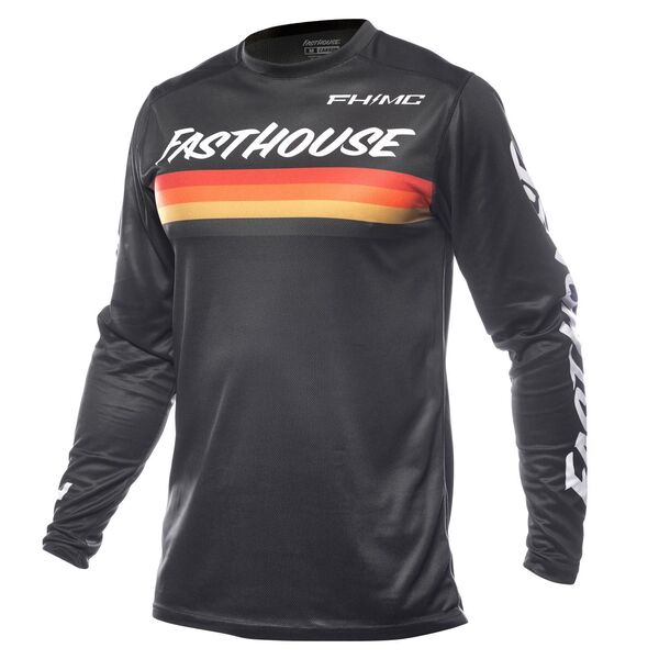 Jersey Fasthouse Carbon Force Negro