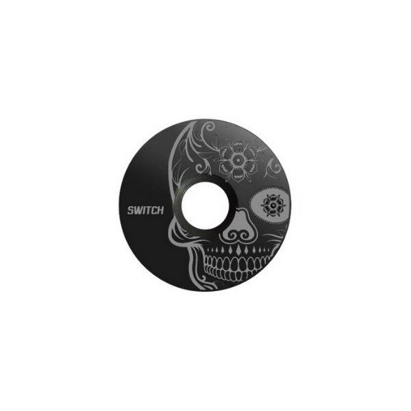Tapa tee aluminio Switch Components SKULL - Rideshop