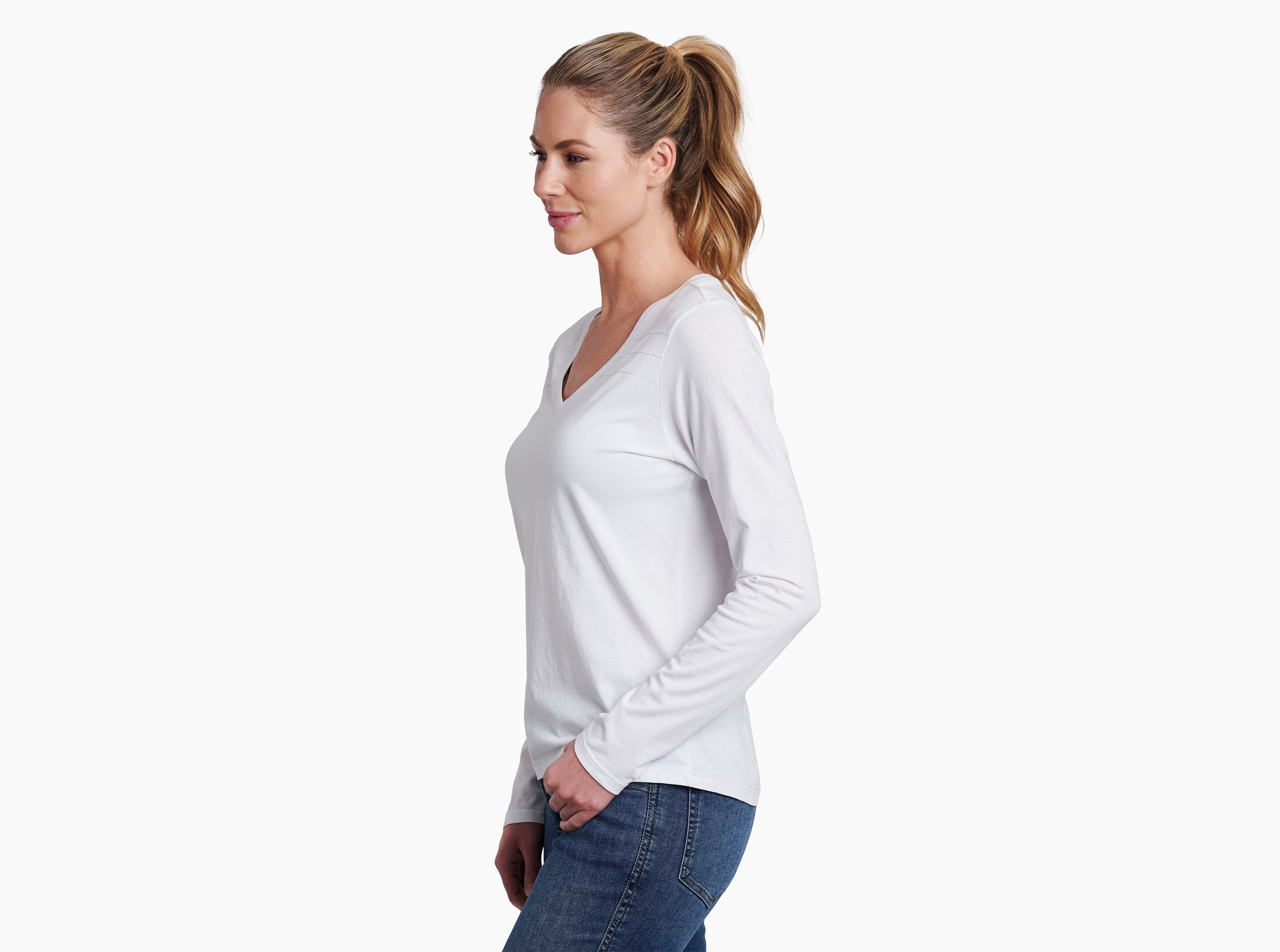 Polera Kühl Arabella V Neck LS