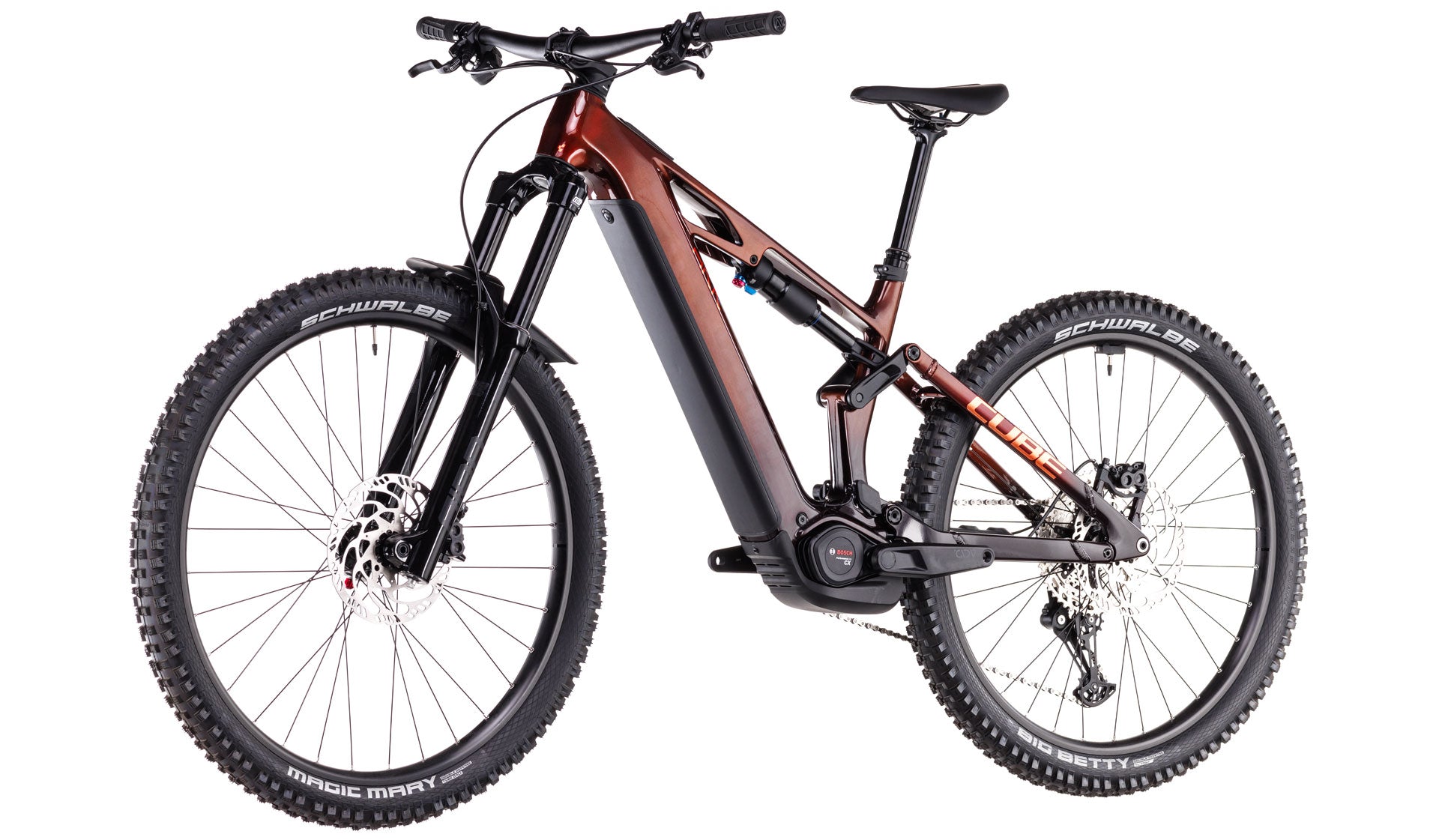 Bicicleta Eléctrica Cube Stereo Hybrid ONE77 HPC Race 800 Liquidorange´n´orange