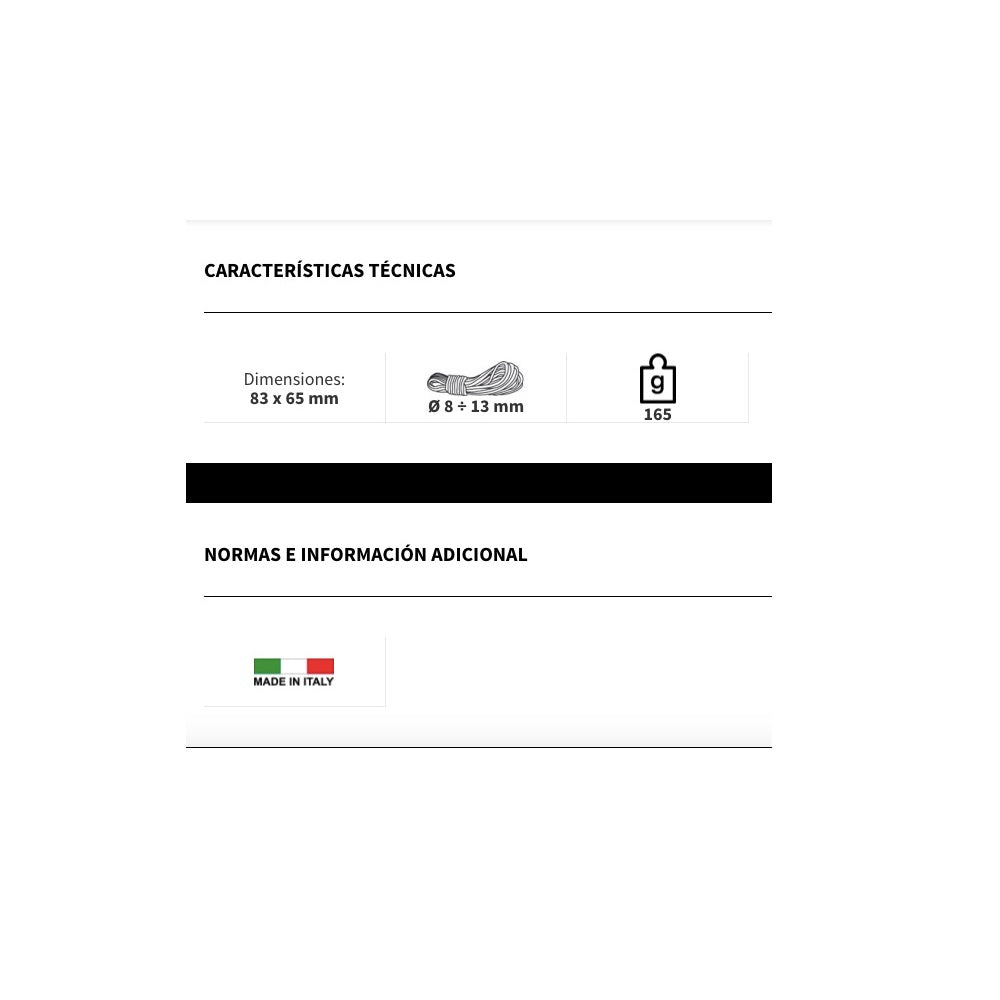 Bloqueador Quick Step-A Climbing Technology Pie Derecho Naranja