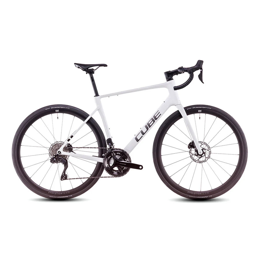 Bicicleta Ruta Cube Attain C:62 SLX cotton Gris