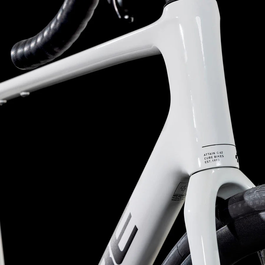 Bicicleta Ruta Cube Attain C:62 SLX cotton Gris