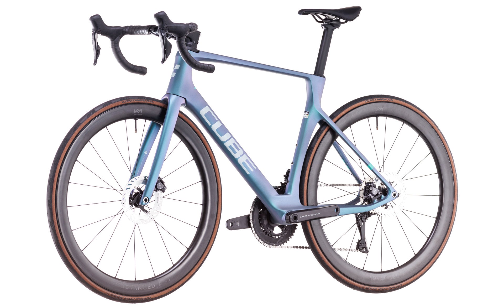 Bicicleta Ruta Cube Agree C:62 Pro polarlight´n´aquagree