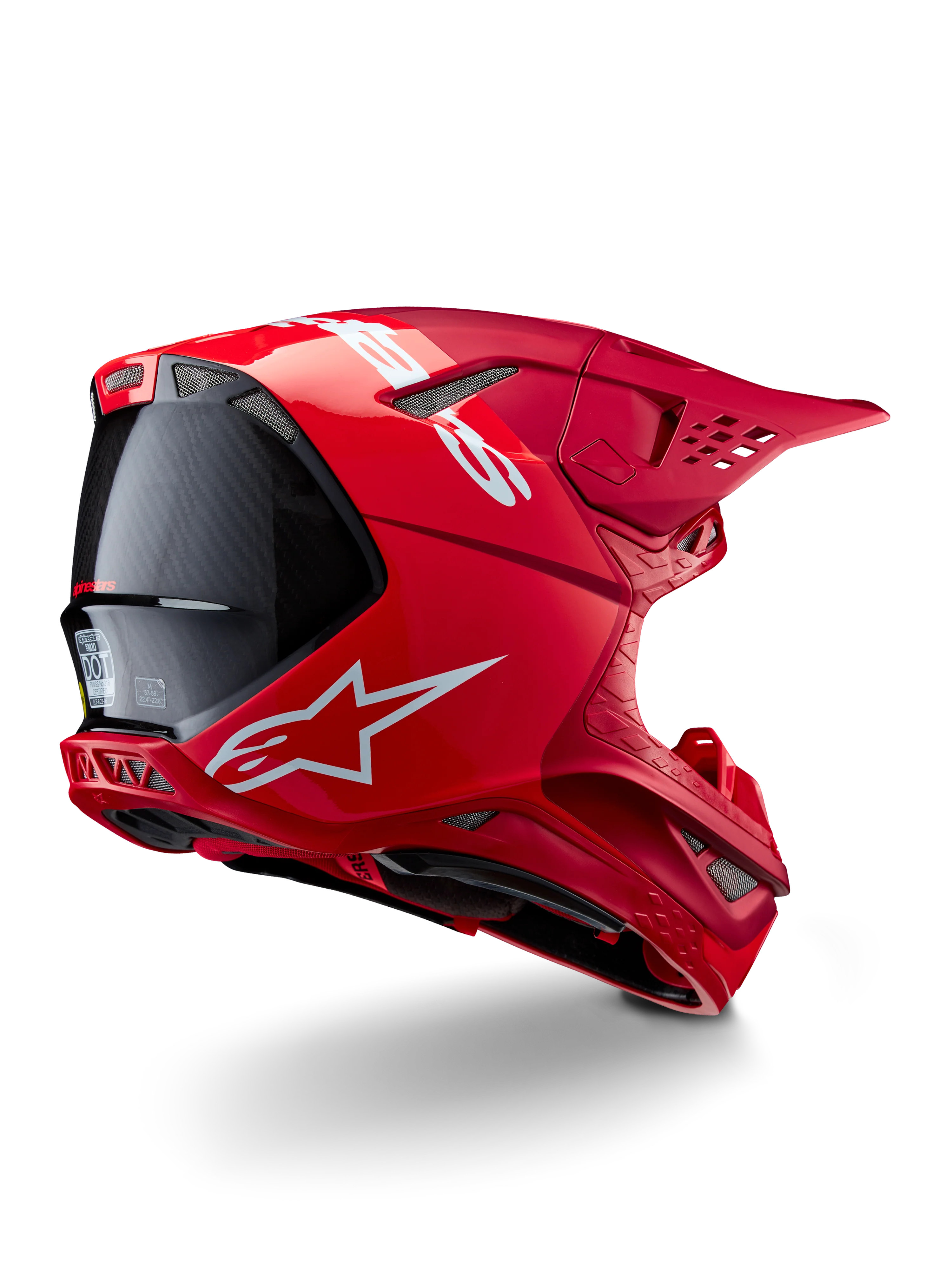 Casco Moto Alpinestars Supertech S-M10 Flood Rojo Fluor