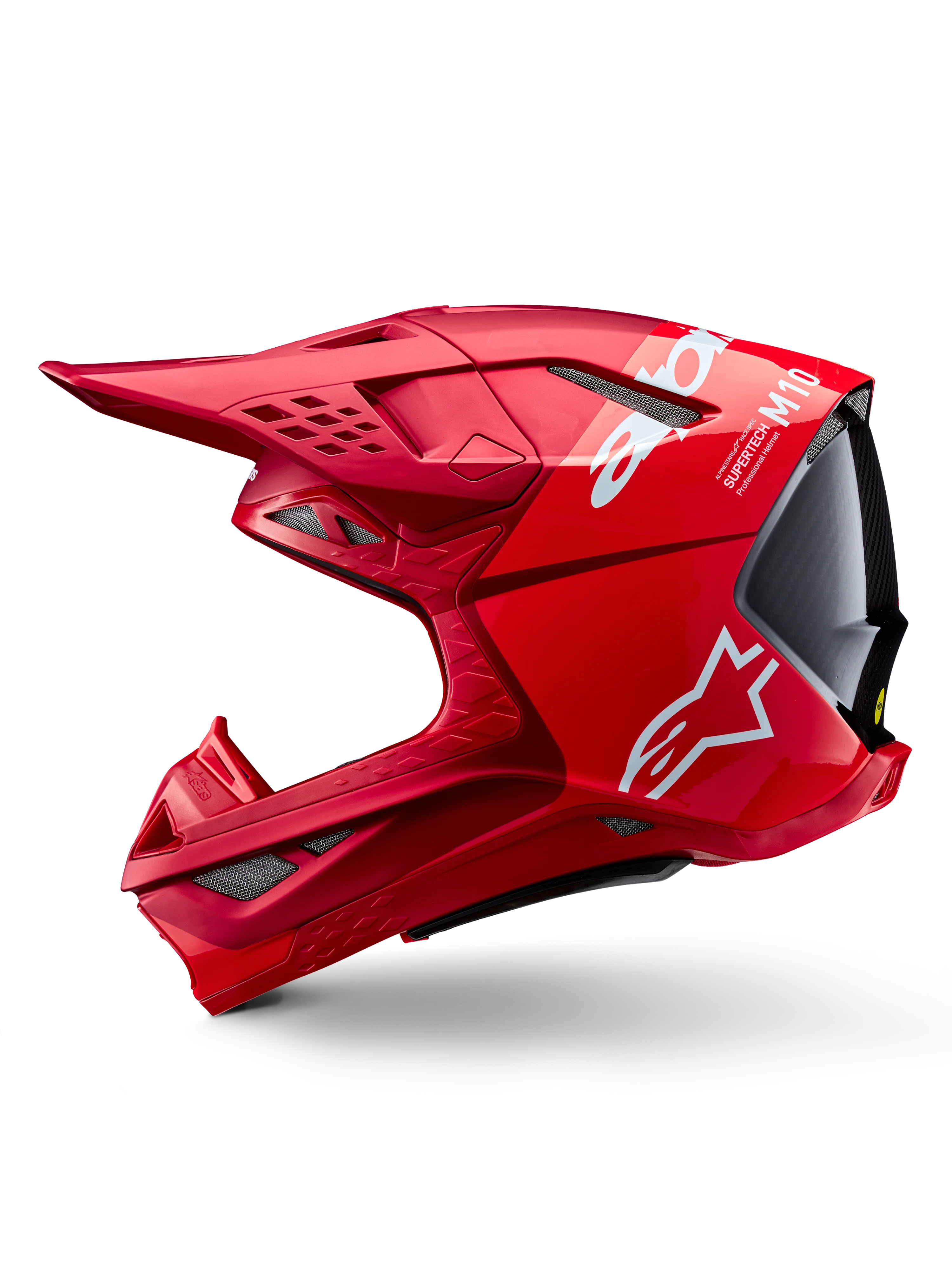 Casco Moto Alpinestars Supertech S-M10 Flood Rojo Fluor