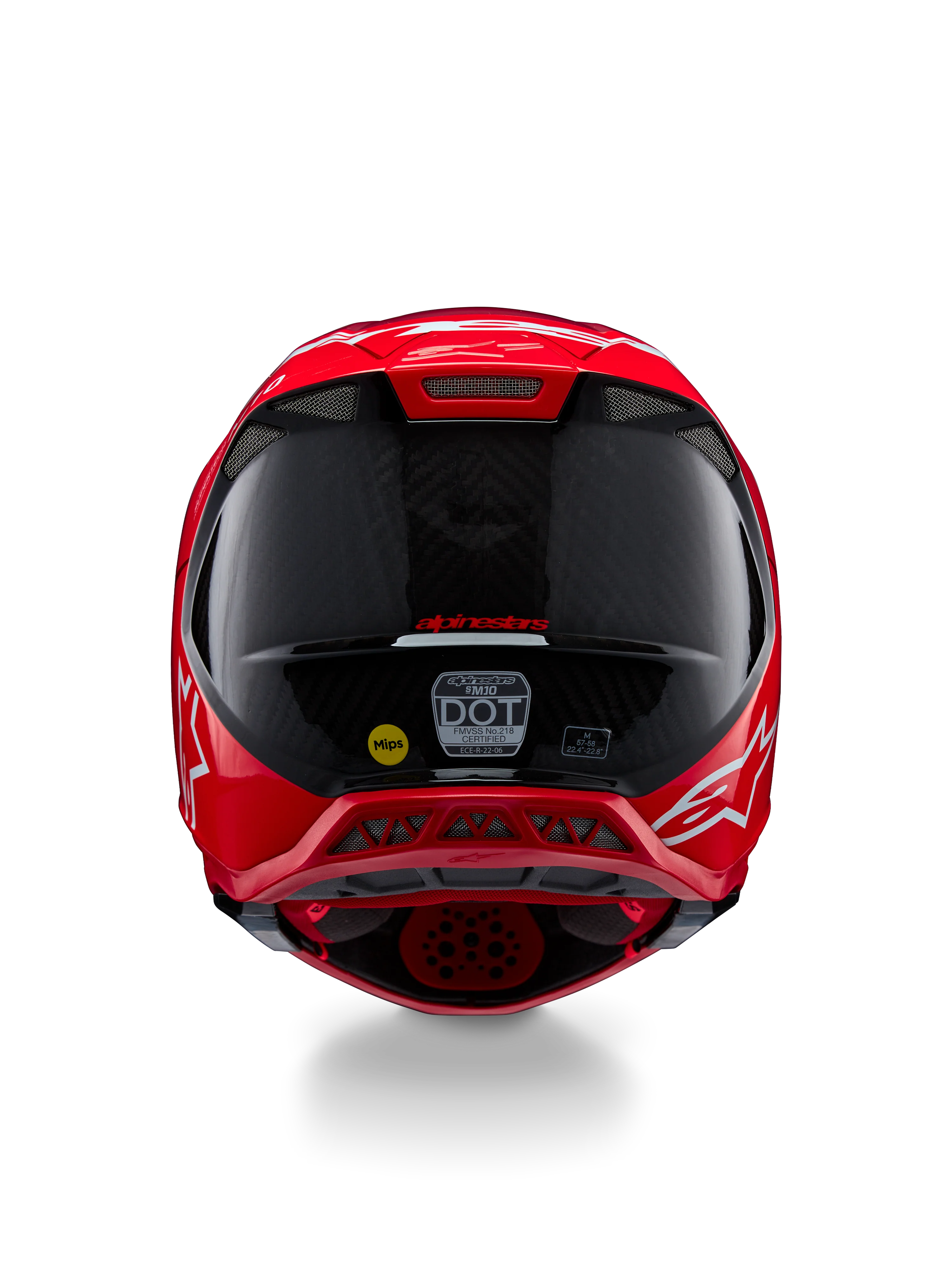 Casco Moto Alpinestars Supertech S-M10 Flood Rojo Fluor