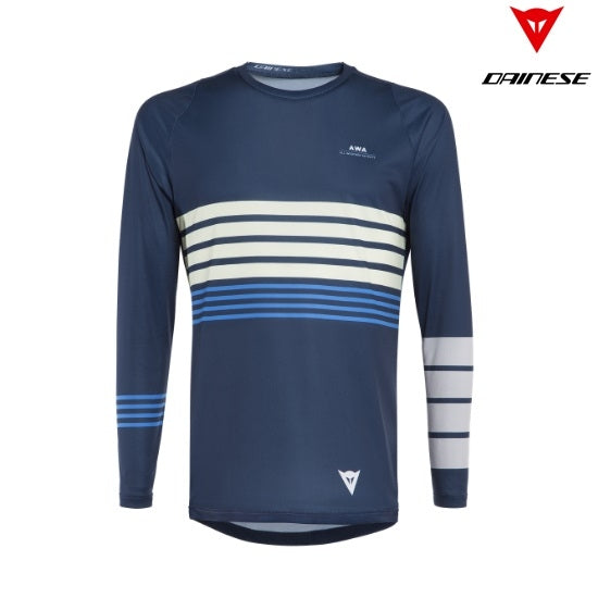 JERSEY DAINESE AWA JERSEY 2 BLACK-IRIS/BLUE-ASTER T/XL