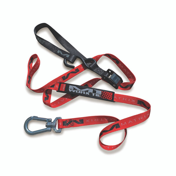 Juego de Amarras Tie-Down Matrix M1 Worx | 1" | Rojo