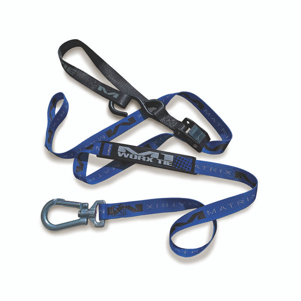 Juego de Amarras Tie-Down Matrix M1 Worx | 1" | Azul