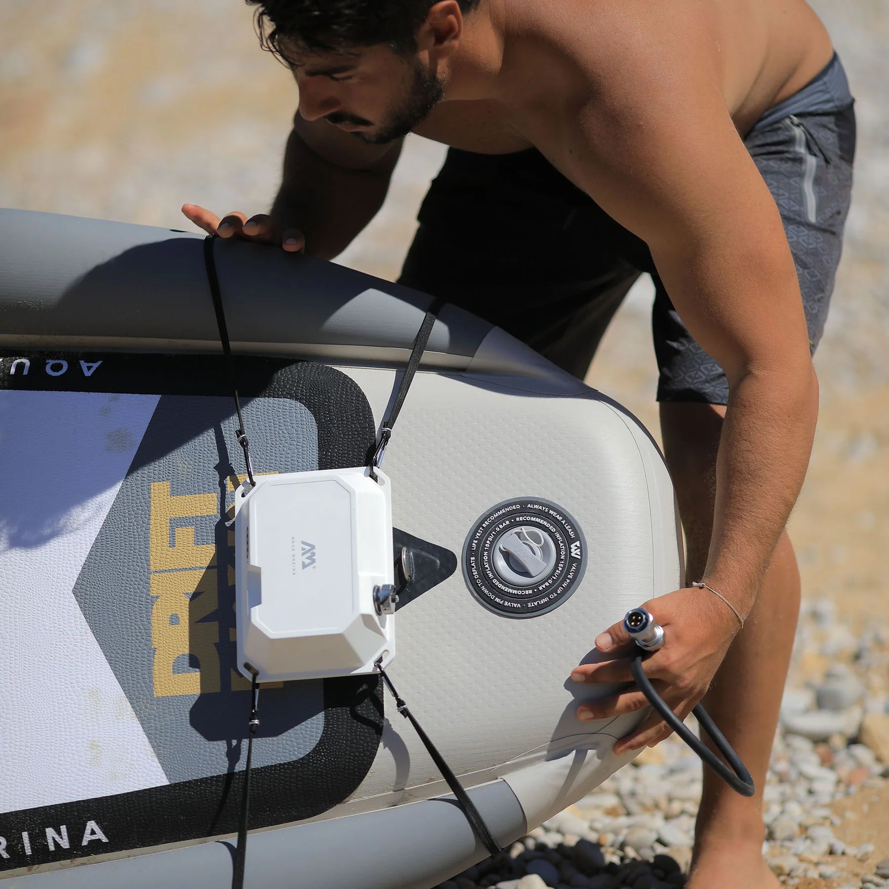 Quilla Electrica Aqua Marina SUP/Kayak Gris