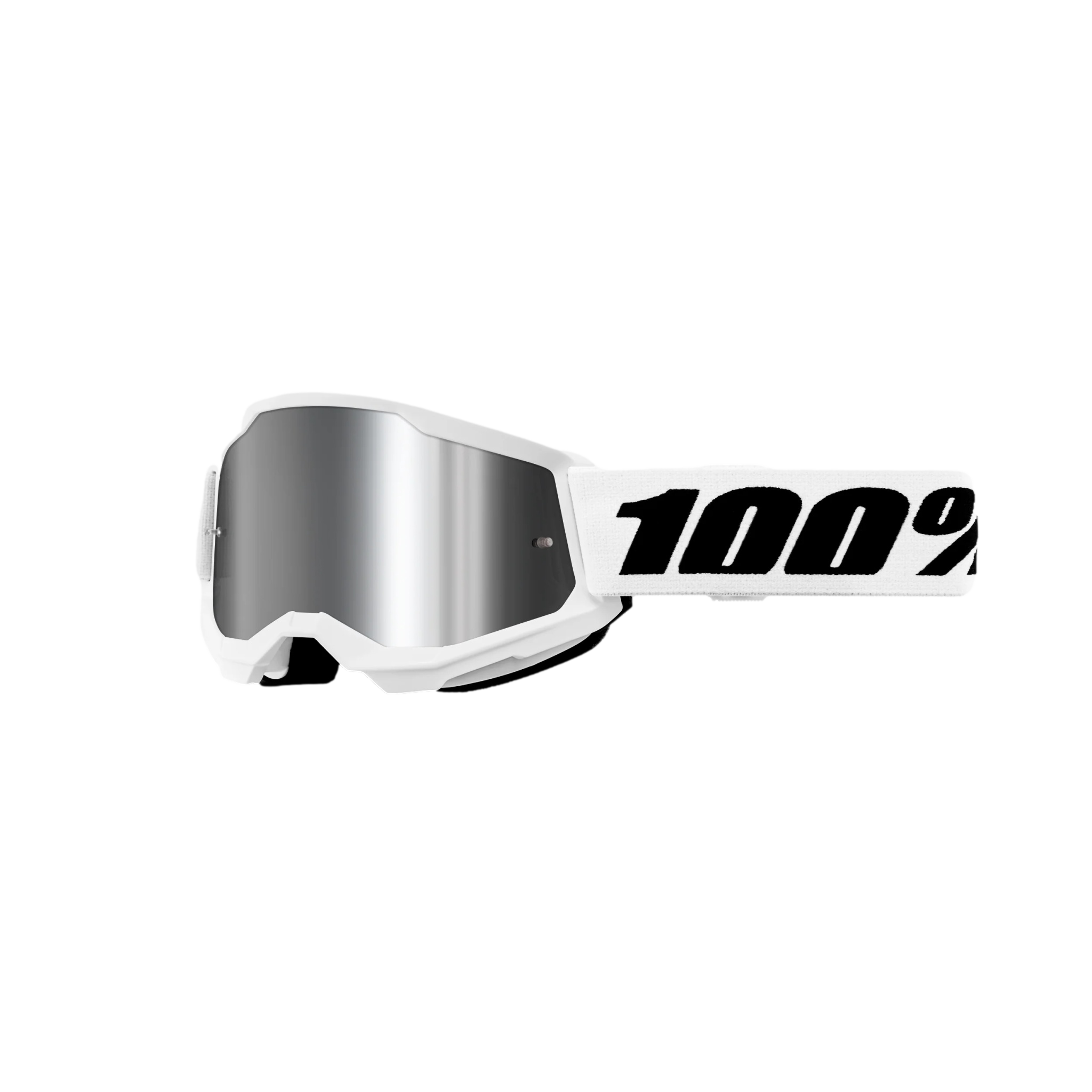 Antiparra 100% Strata 2 Google White Mirror Silver Lens