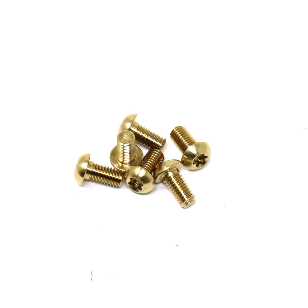 Pernos a2z Titanio para disco 6pcs Dorados