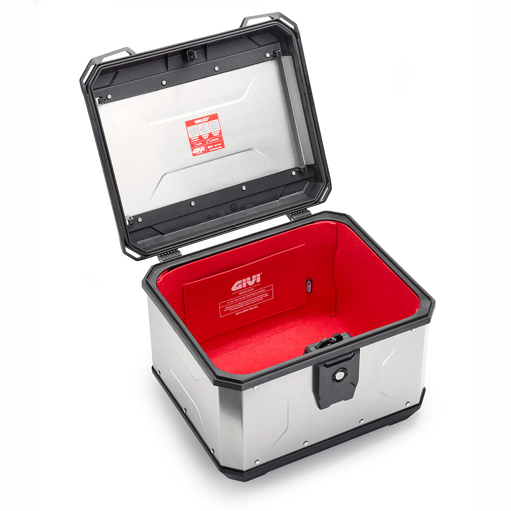 Maleta Topcase Alpina 44Lt Aluminio
