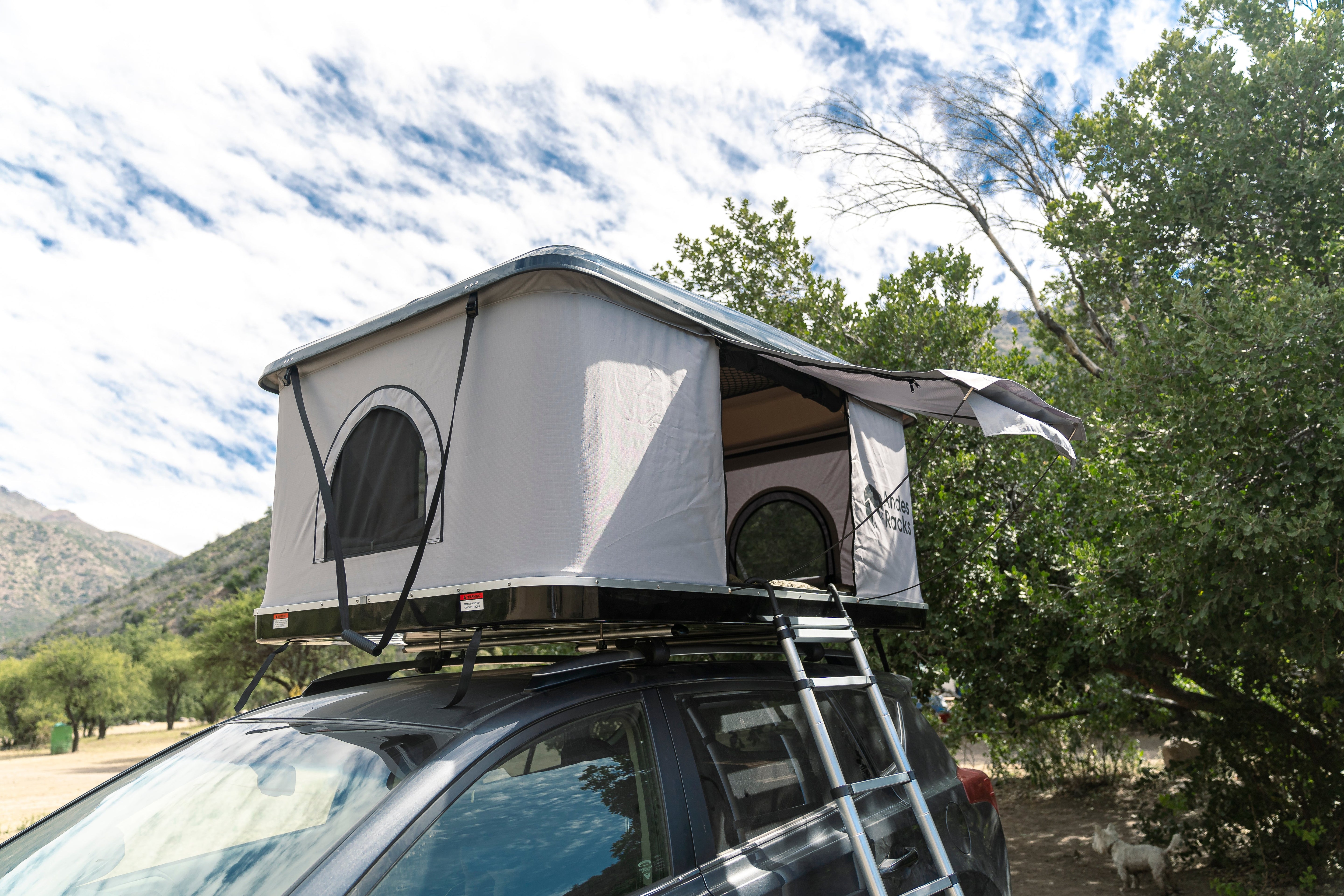 Carpa de techo ABS vertical, 2 a 3 personas AndesRacks