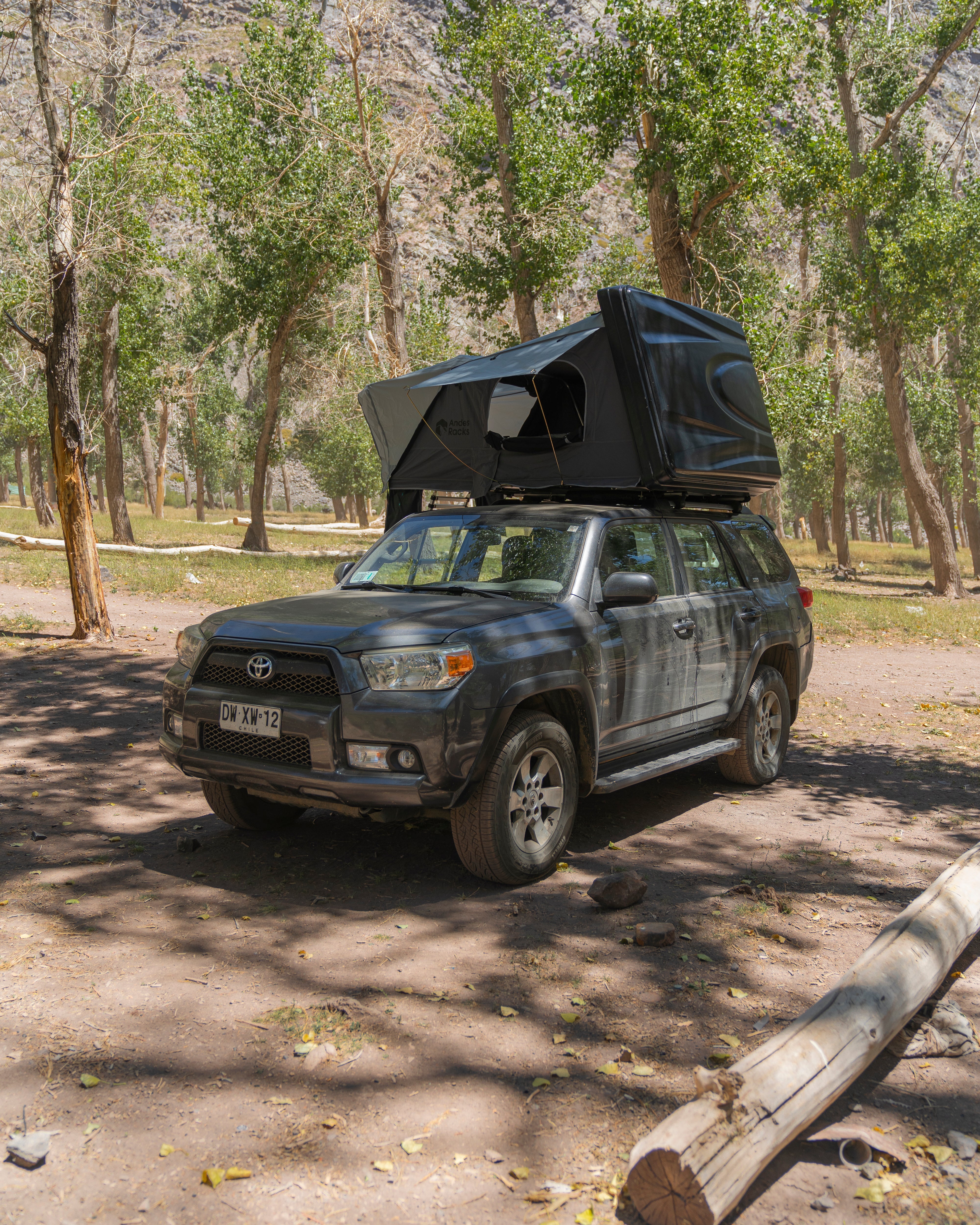 Carpa de techo ABS lateral + anexo, 2 a 3 personas AndesRacks