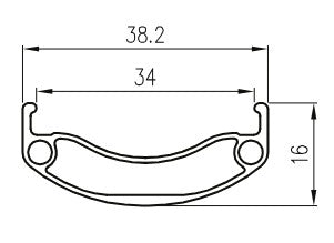 Llanta MD35 29" 32h Alexrims