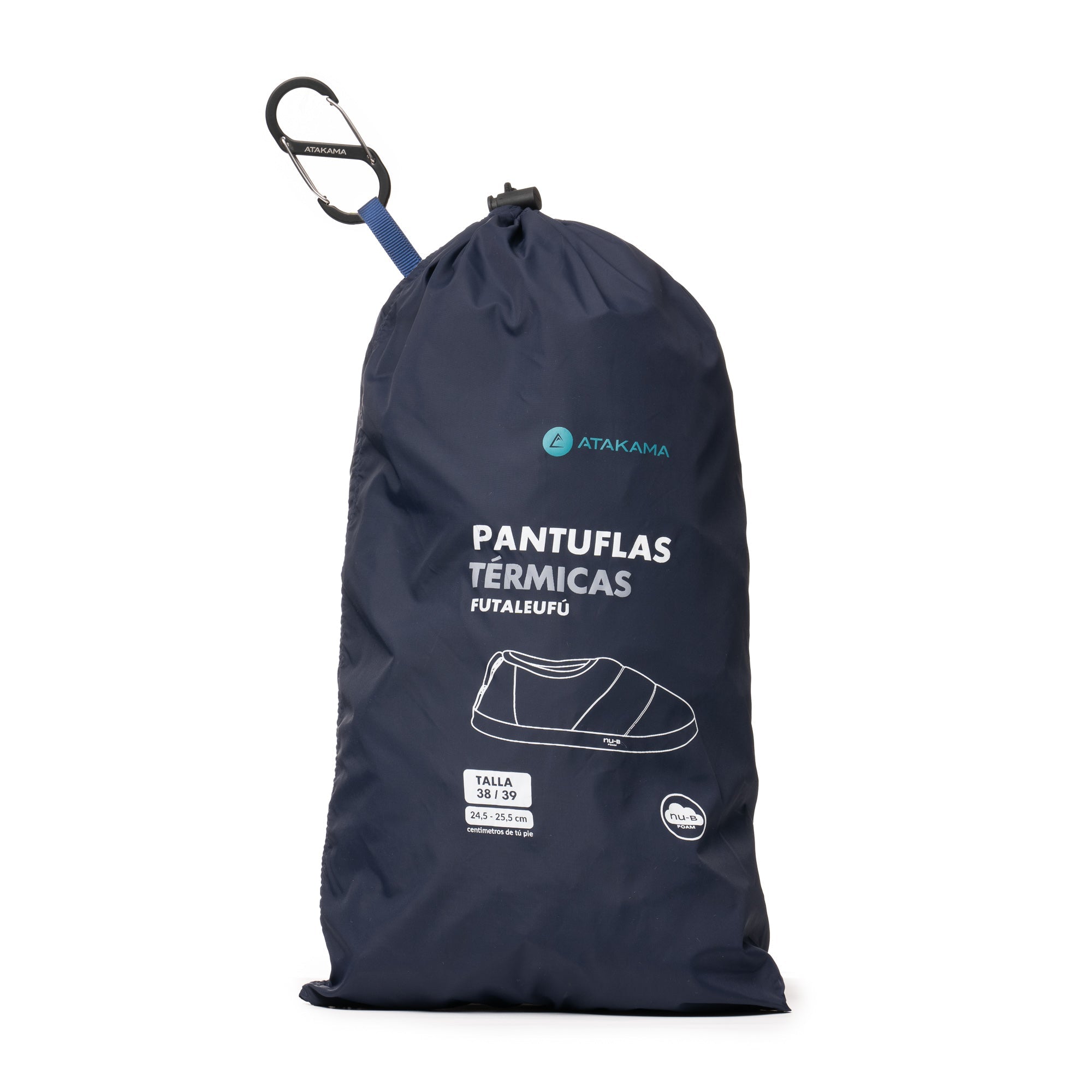 Pantuflas térmicas Futaleufú Nu-B Foam Azul Marino