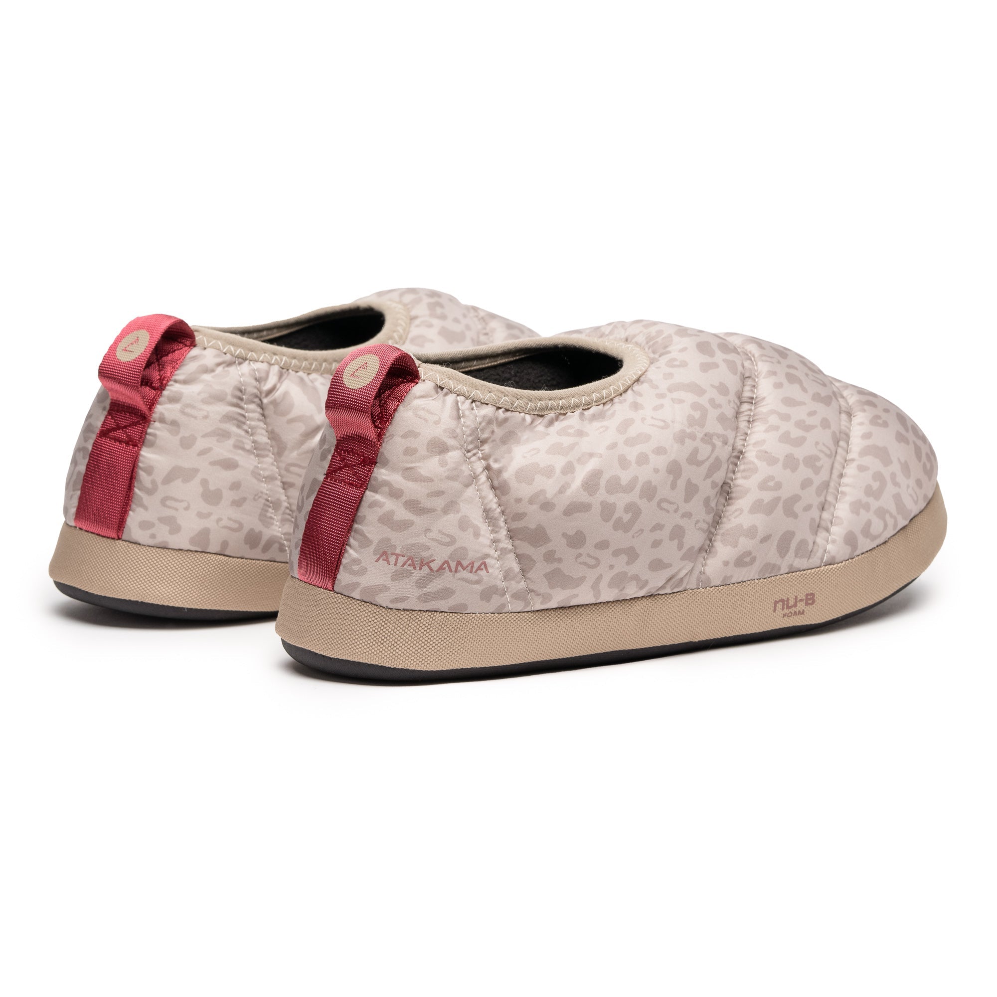 Pantuflas térmicas Futaleufú Nu-B Foam Animal Print Beige