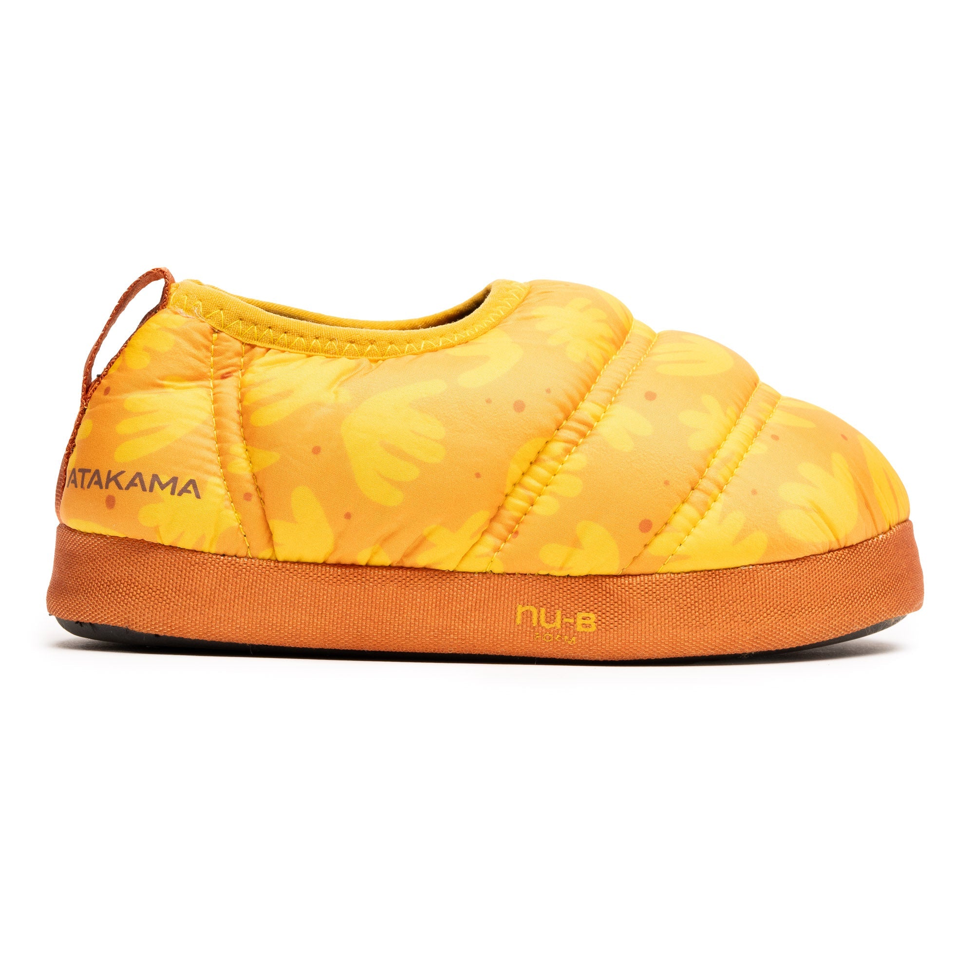 Pantuflas térmicas Futaleufú Kids Nu-B Foam Amarillo Print