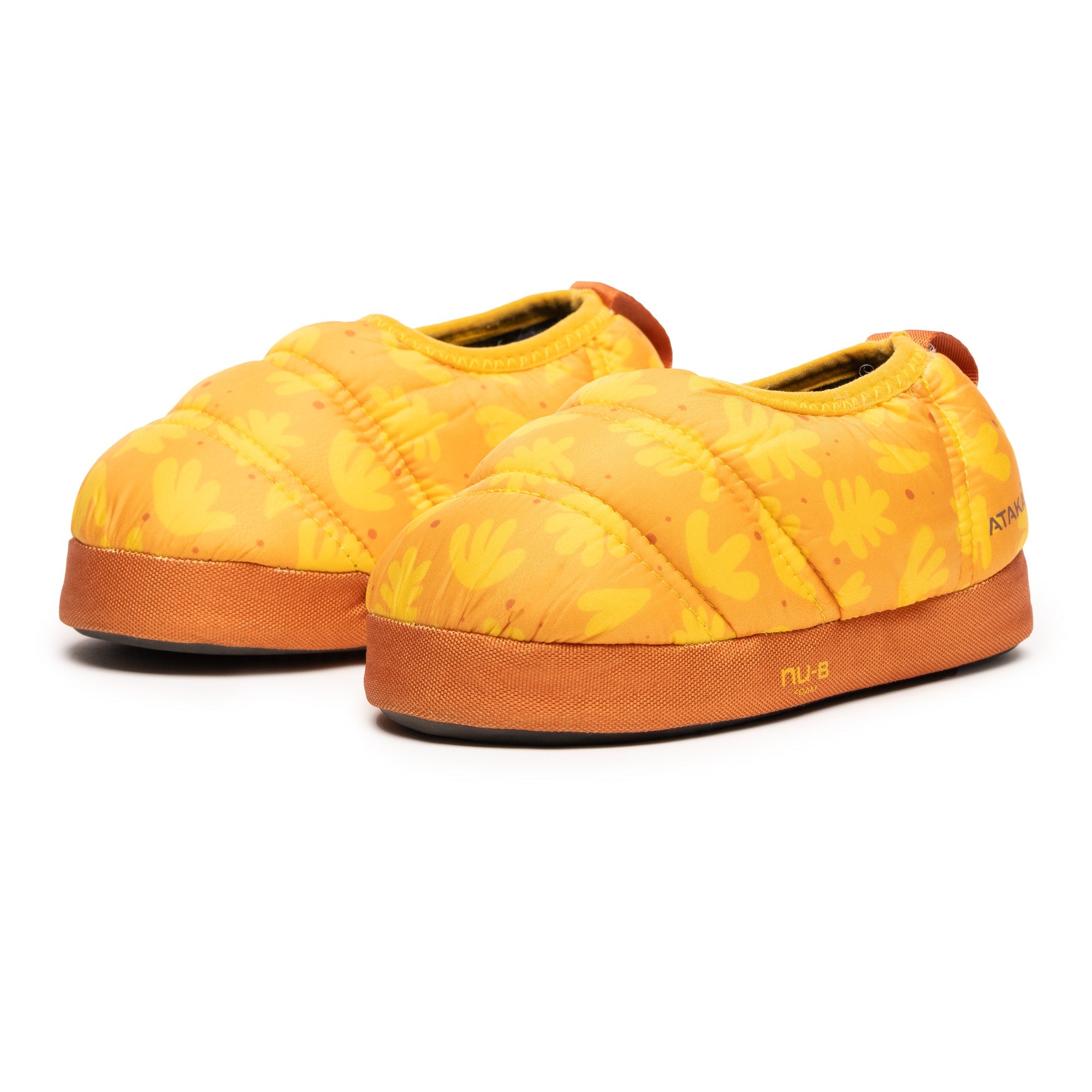 Pantuflas térmicas Futaleufú Kids Nu-B Foam Amarillo Print