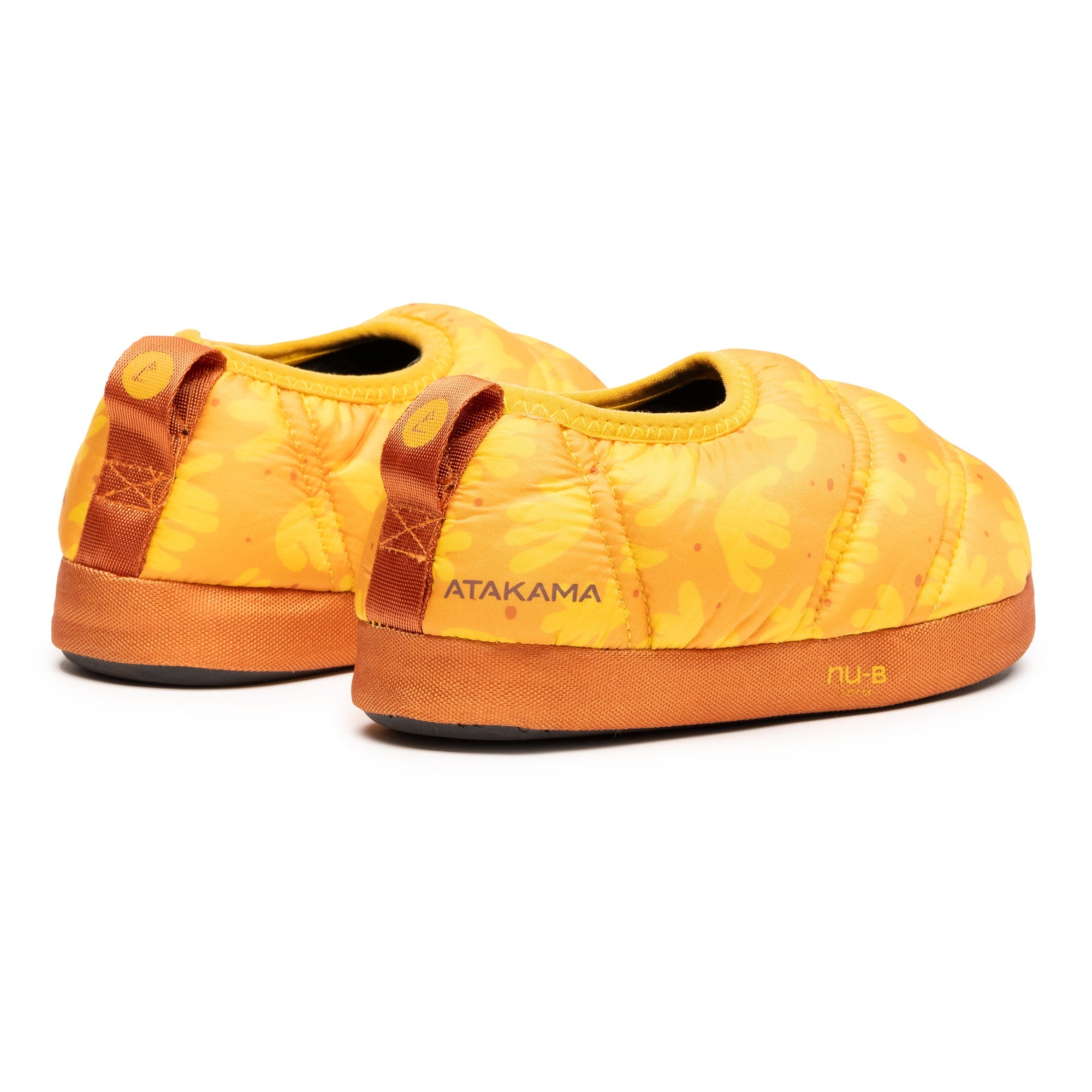 Pantuflas térmicas Futaleufú Kids Nu-B Foam Amarillo Print