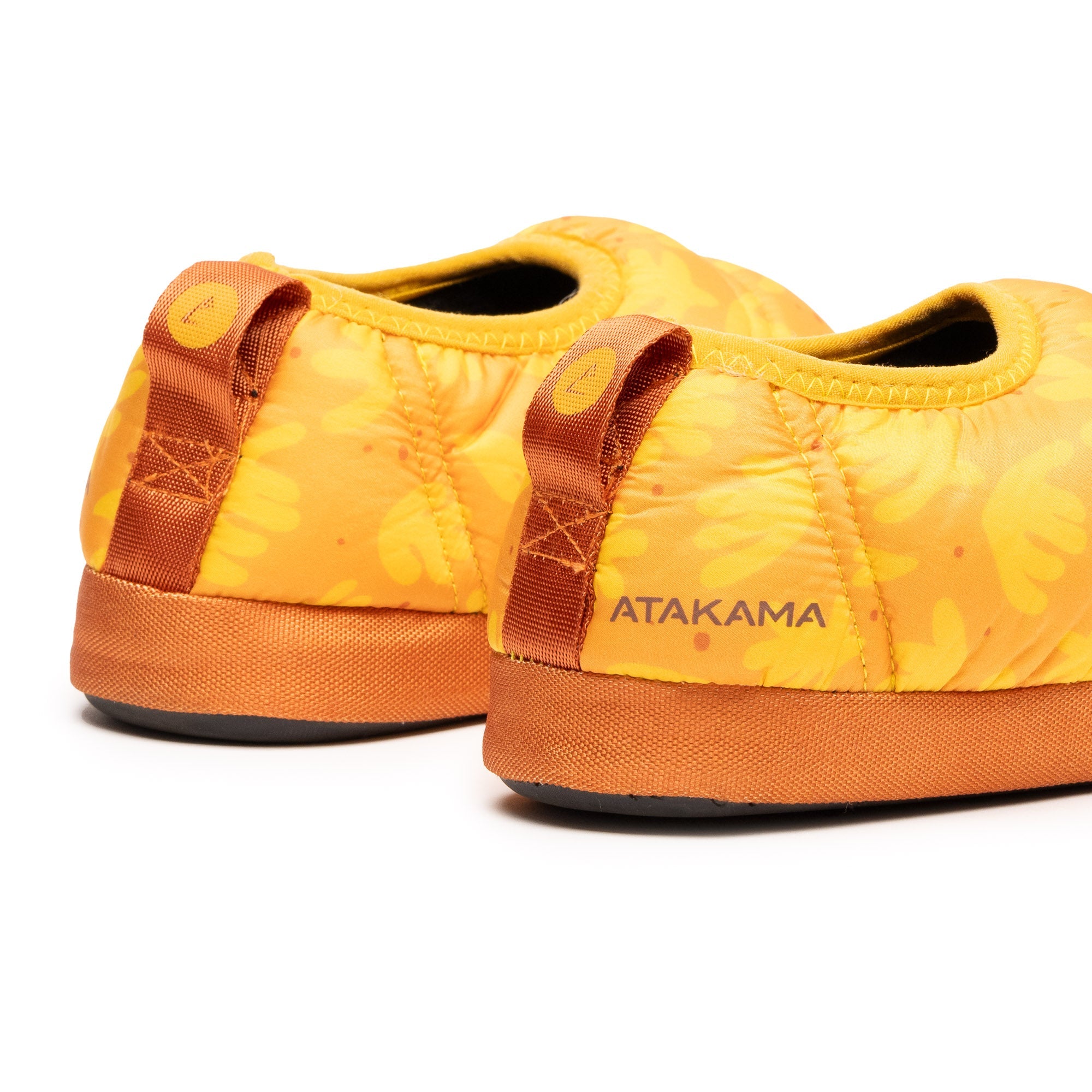 Pantuflas térmicas Futaleufú Kids Nu-B Foam Amarillo Print