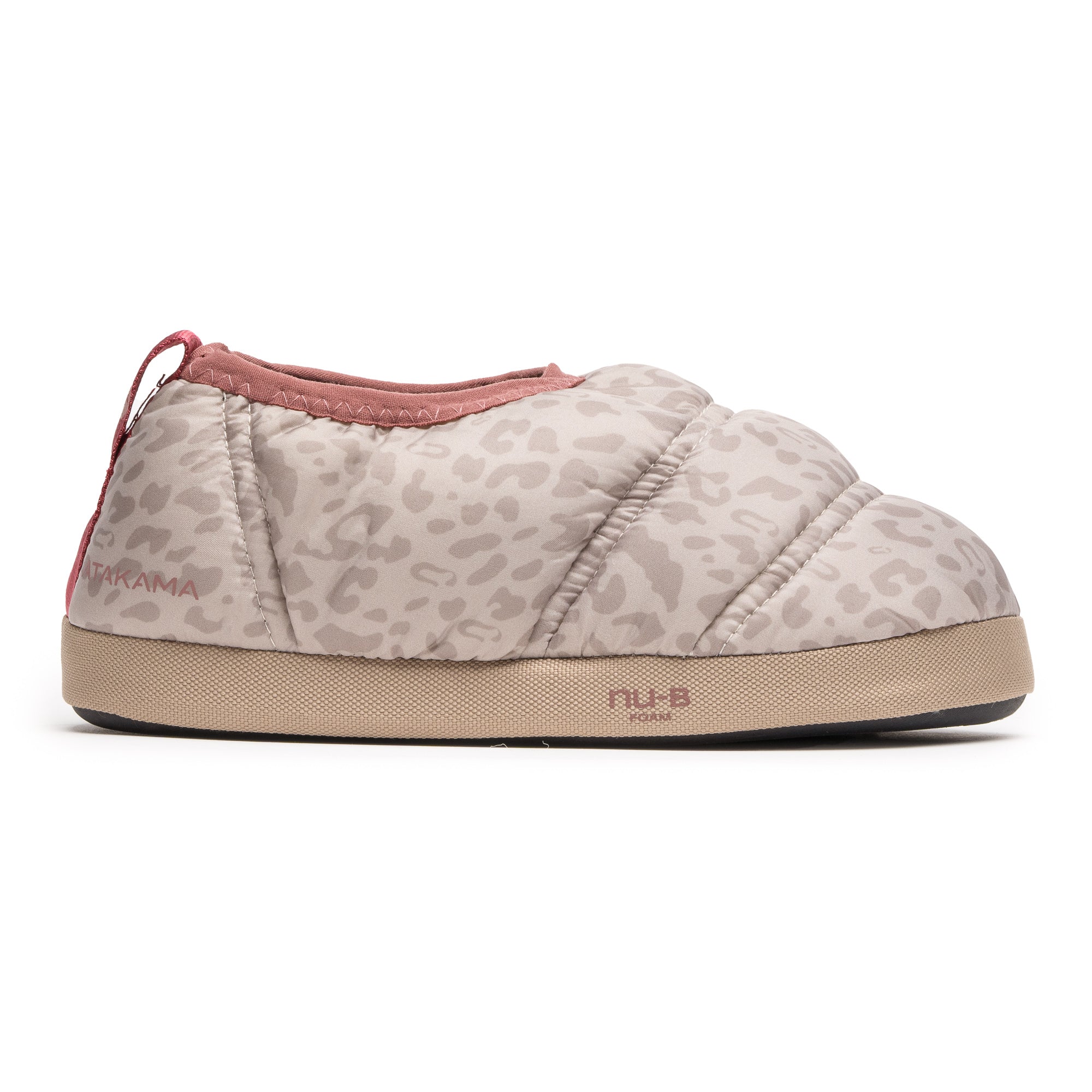 Pantuflas térmicas Futaleufú Kids Nu-B Foam Beige Animal Print