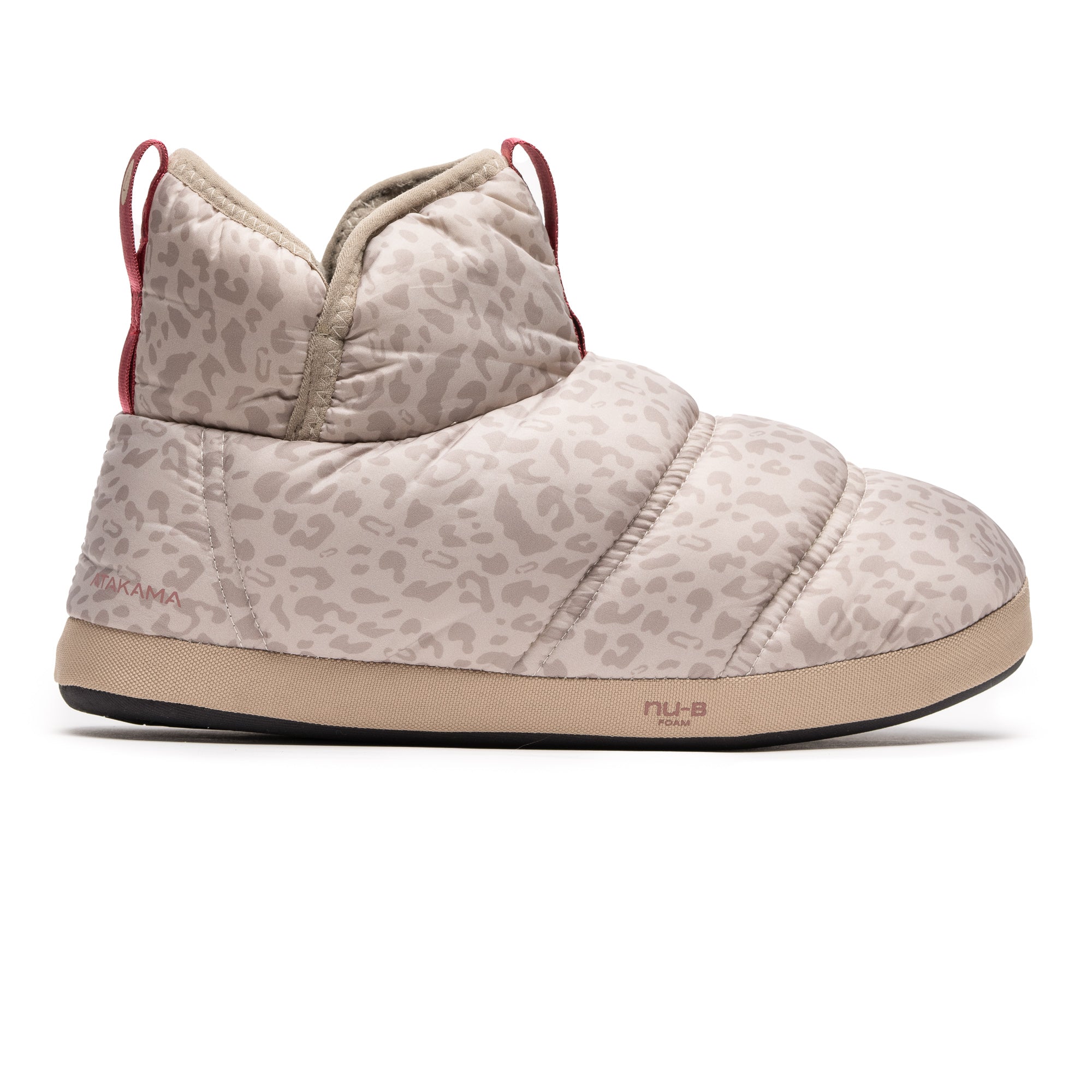 Pantuflas térmicas Navarino Nu-B Foam Beige Animal Print