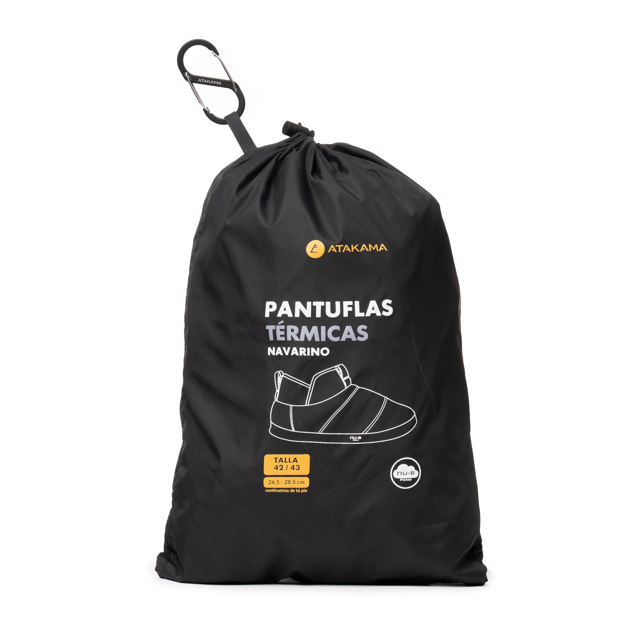 Pantuflas térmicas Navarino Nu-B Foam Negra