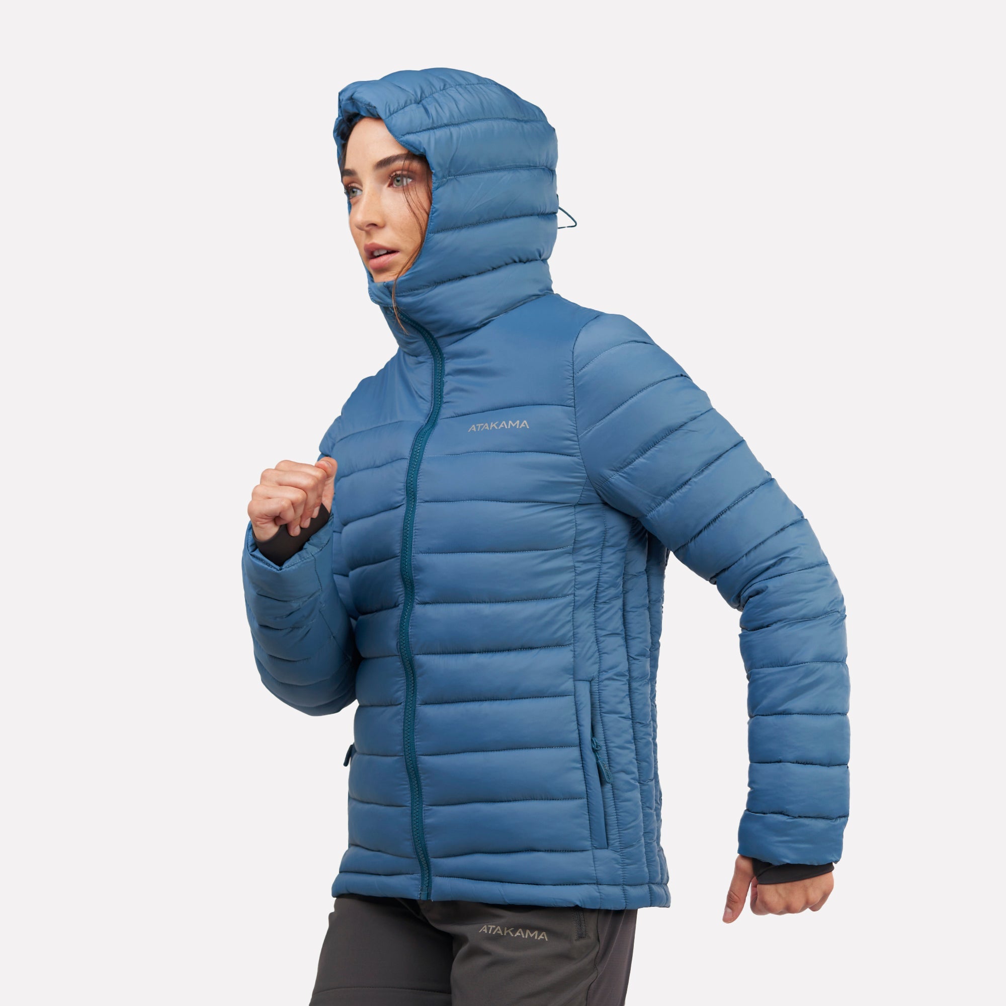 Chaqueta Parka térmica mujer hoodie Indómita Atakama Outdoor - Rideshop
