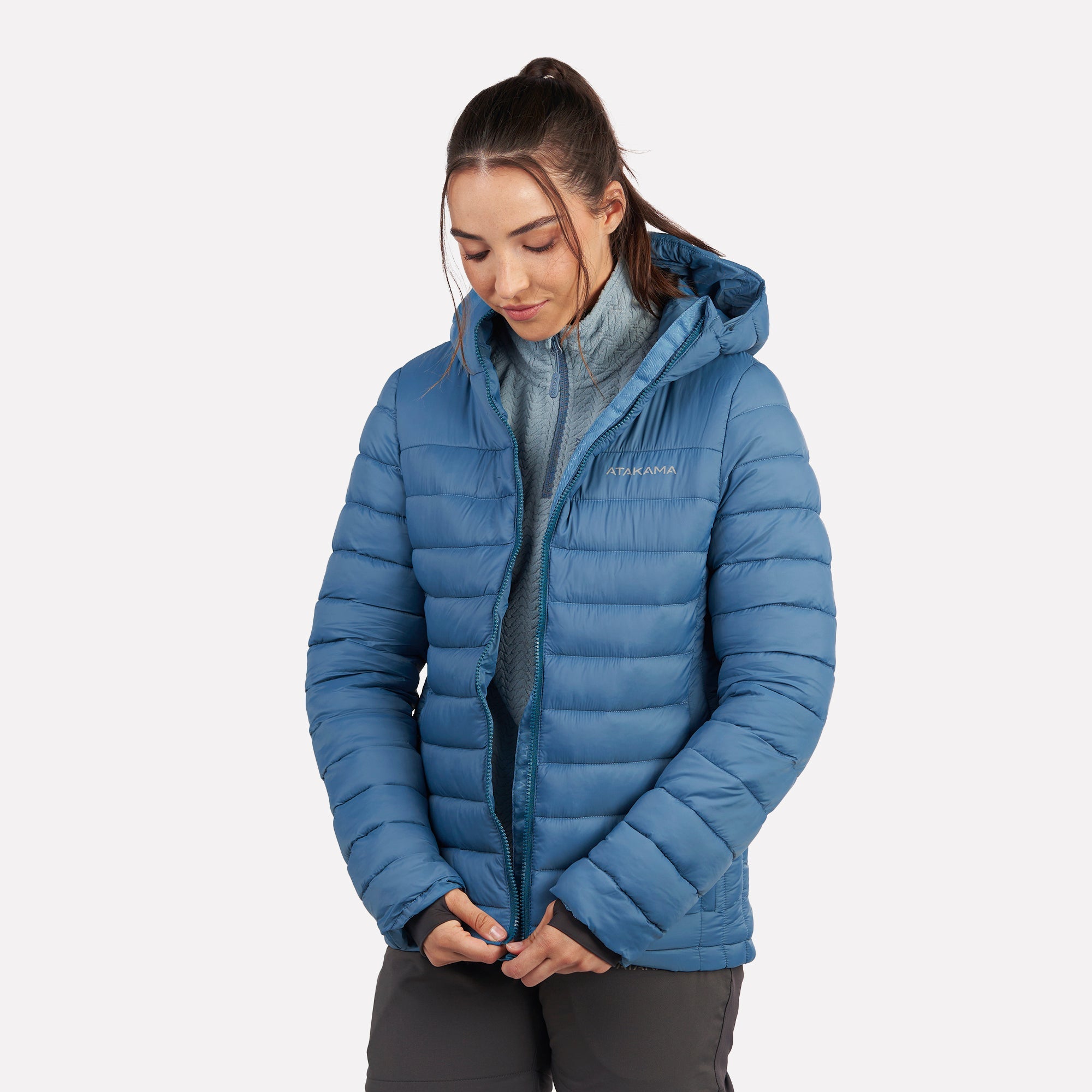 Chaqueta Parka térmica mujer hoodie Indómita Atakama Outdoor - Rideshop