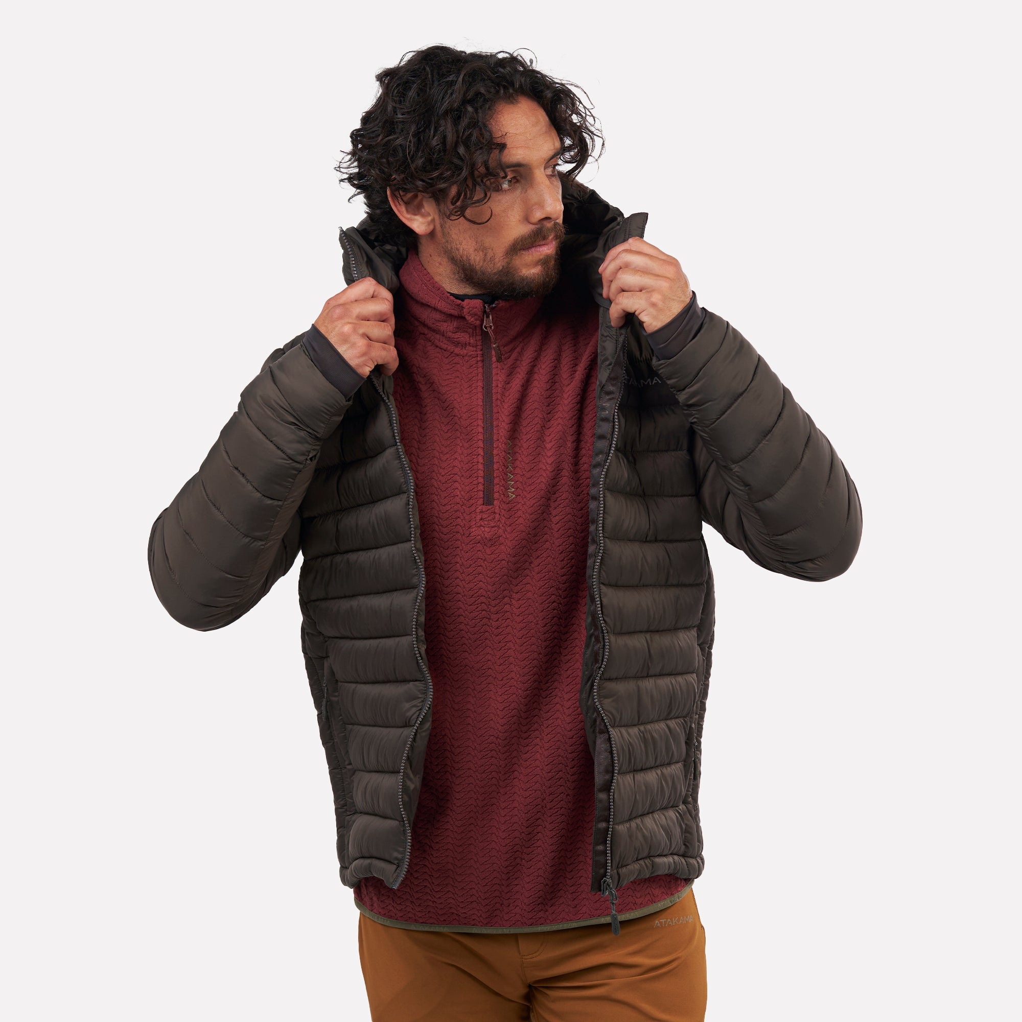 Chaqueta Parka térmica hombre hoodie Indómita Atakama Outdoor - Rideshop