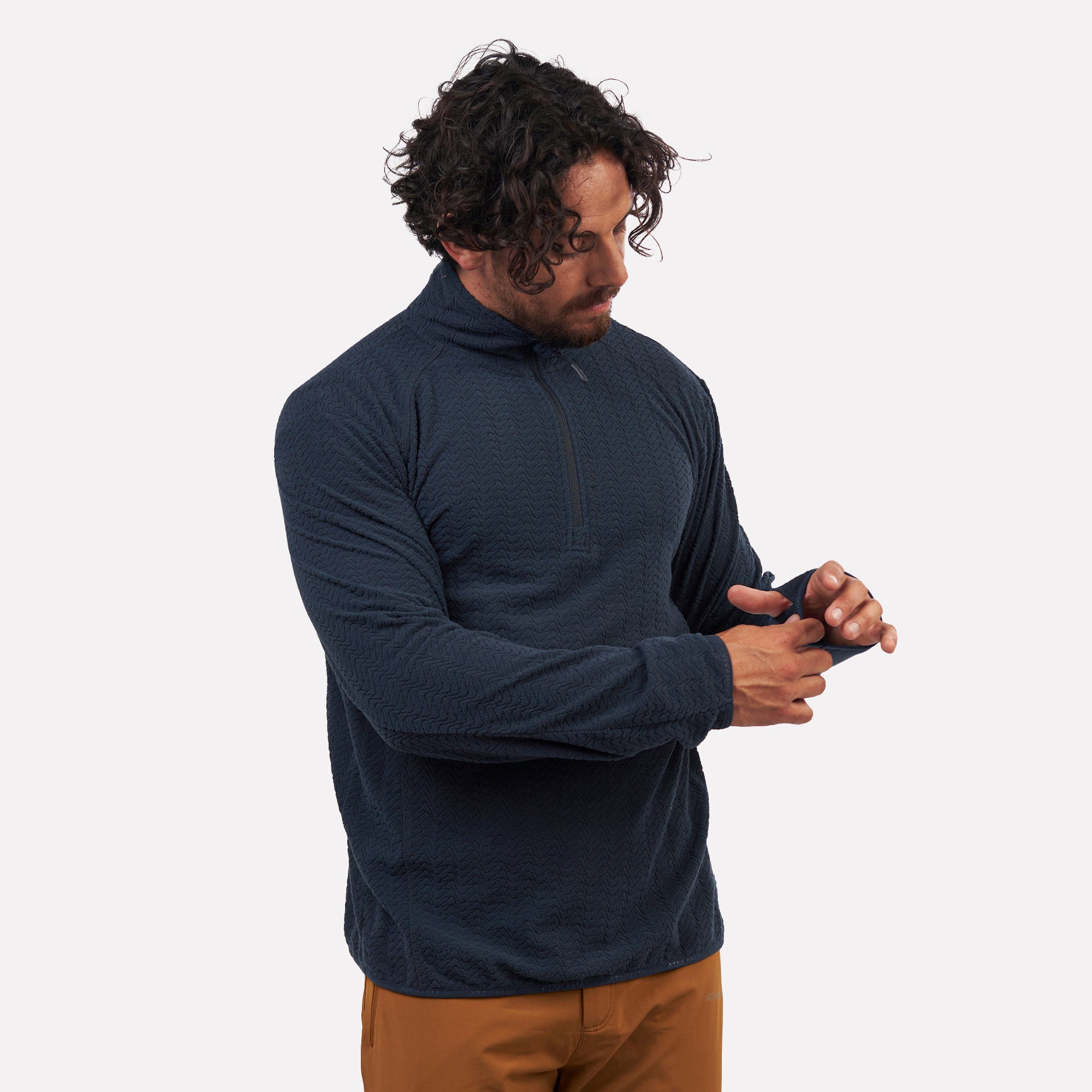 Polar fleece ultraligero 1/4-Zip hombre Volca Atakama Outdoor - Rideshop